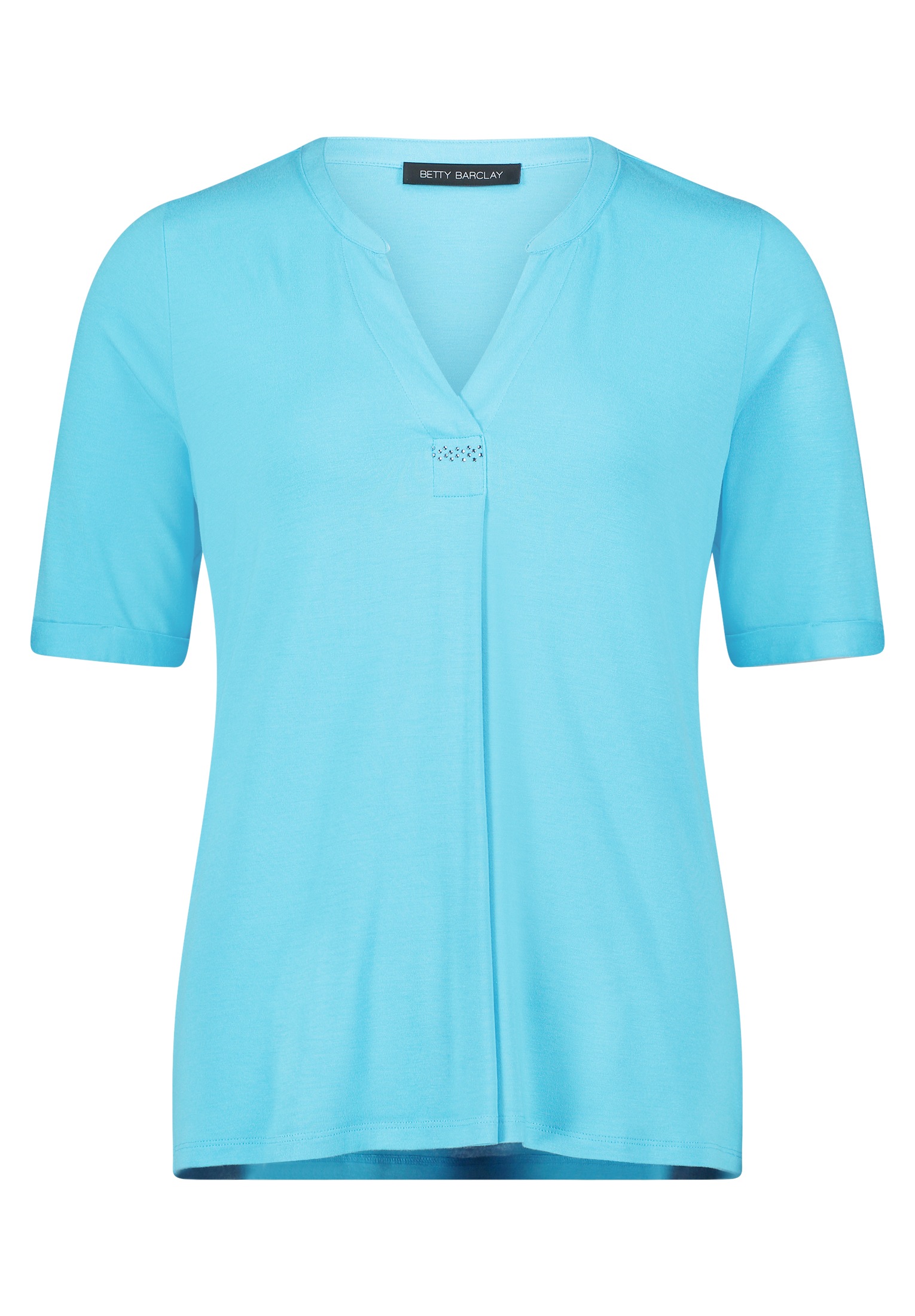 Betty Barclay Kurzarmshirt "Betty Barclay Damen Blusenshirt mit Kragen", (1 günstig online kaufen