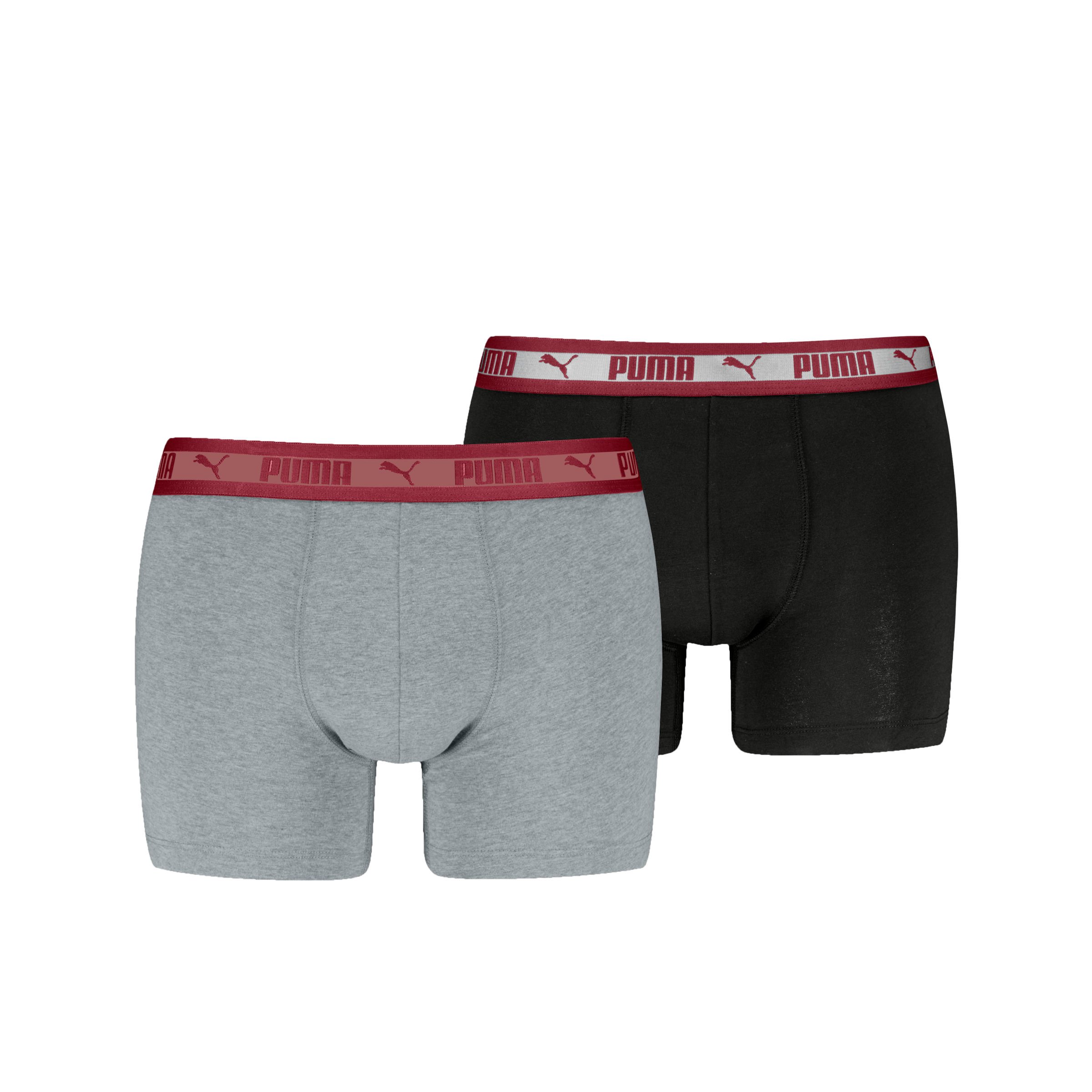 PUMA Boxershorts "PUMA MEN CHROMATIC WAISTBAND BOXERS 2P", elastischer Logo günstig online kaufen