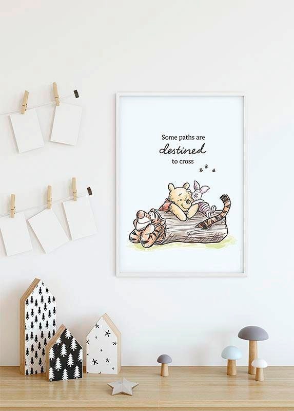 Komar Poster »Winnie Pooh Path«, | St.), Schlafzimmer, Wohnzimmer (1 Disney, BAUR Kinderzimmer