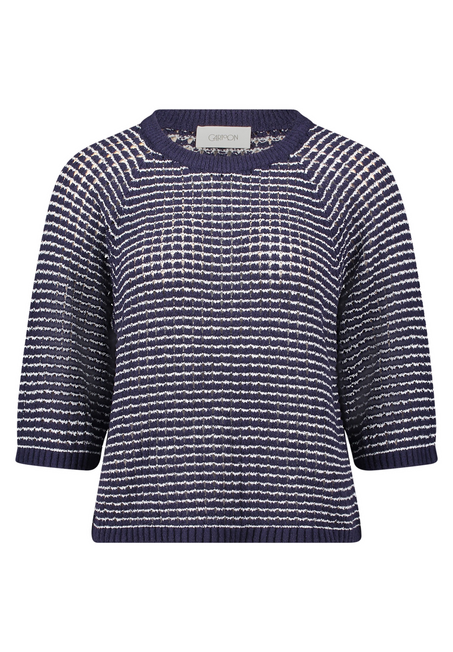 Cartoon Strickpullover "Damen mit Rundhalsausschnitt" 1 tlg. günstig online kaufen