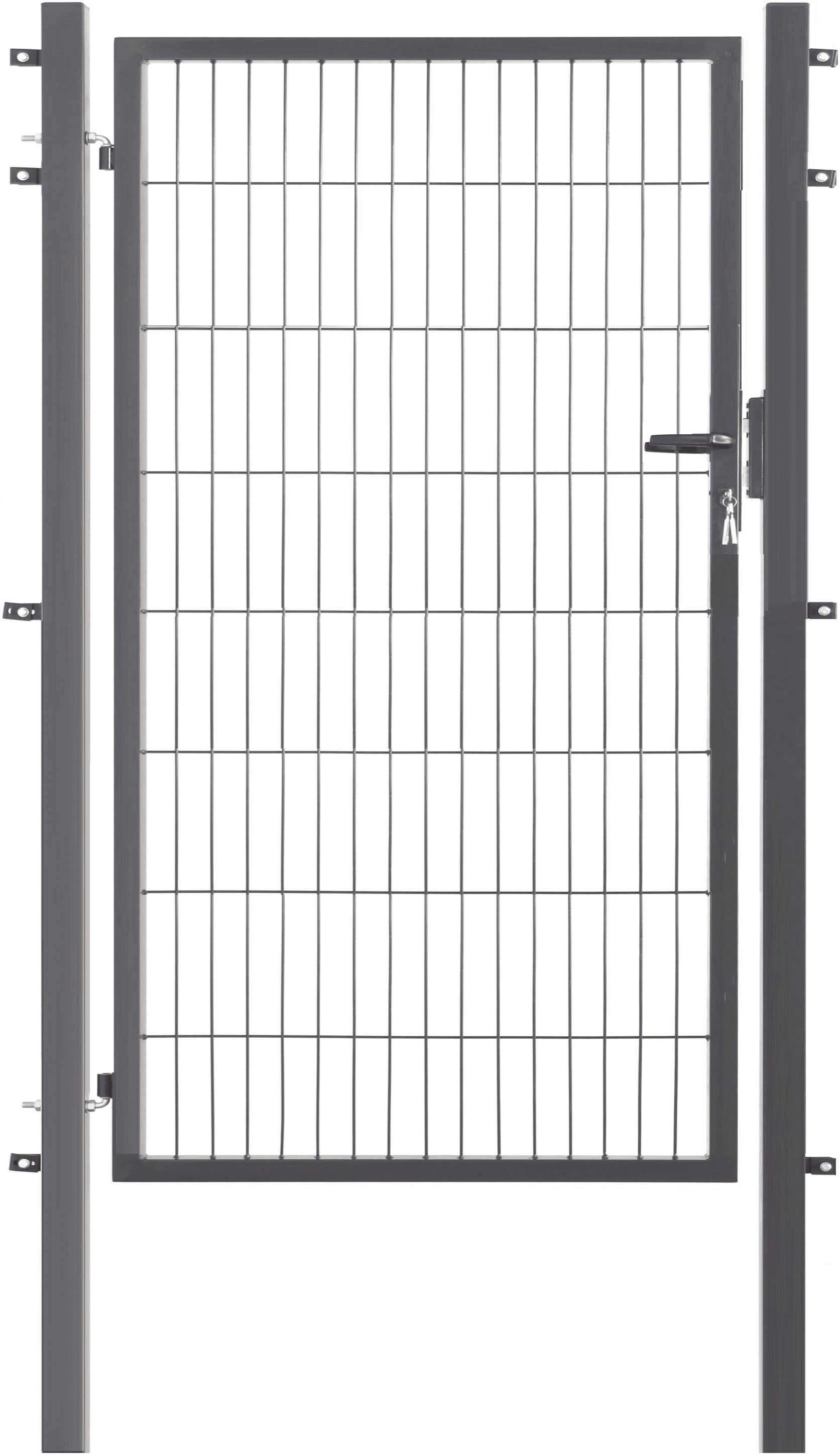 GARDEN N MORE Zauneinzeltür "Einzeltor Excellent" 163 cm hoch, anthrazit günstig online kaufen