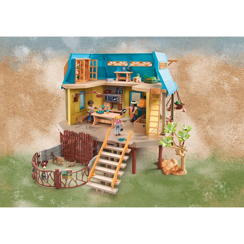 Playmobil® Konstruktions-Spielset »Wiltopia - Tierpflegestation (71007), Wiltopia«, (347 St.)