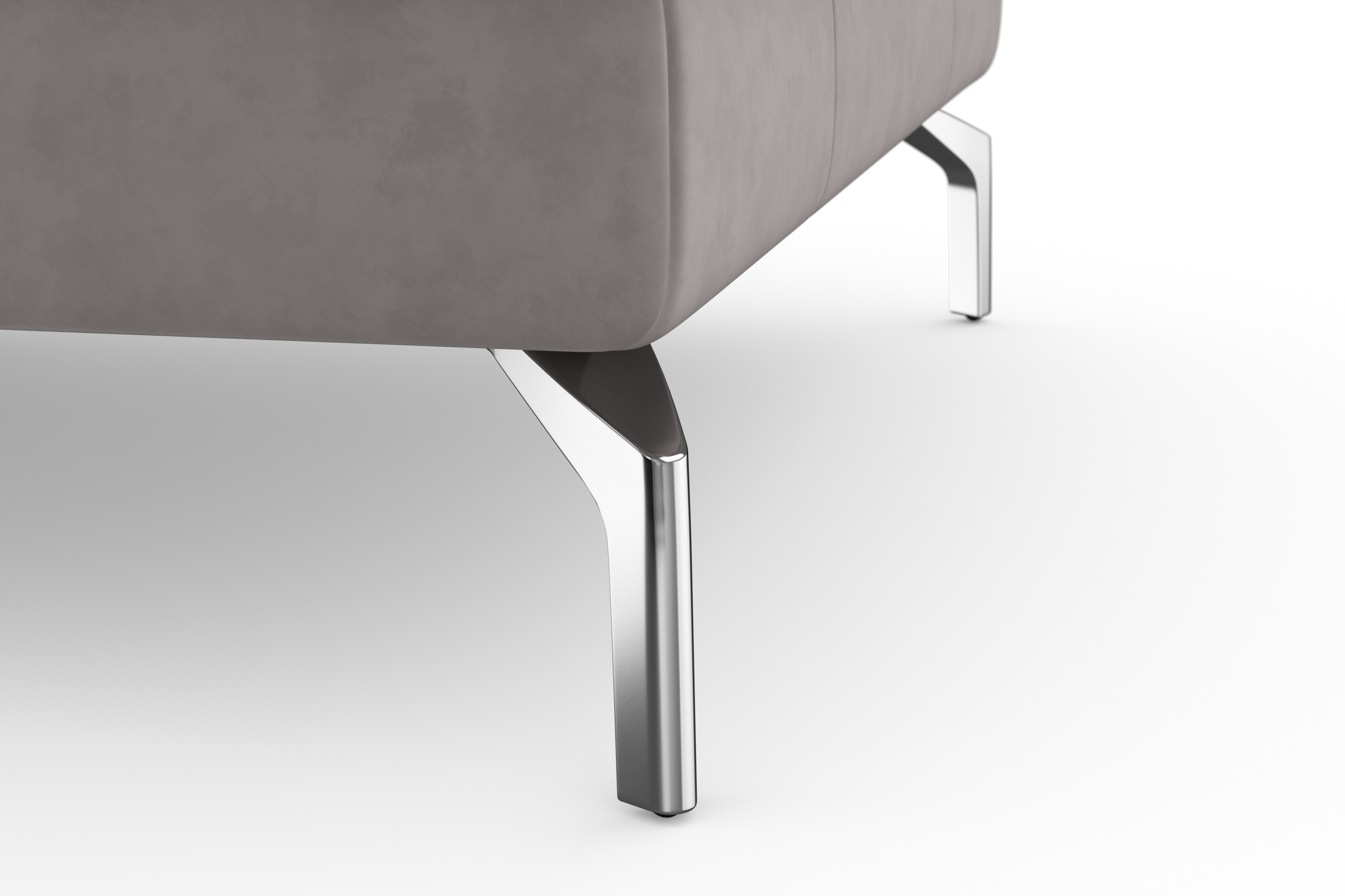 sit&more Ecksofa »Bendigo L-Form«, inklusive Sitztiefenverstellung, Bodenfreiheit 15 cm, in 2 Fußfarben