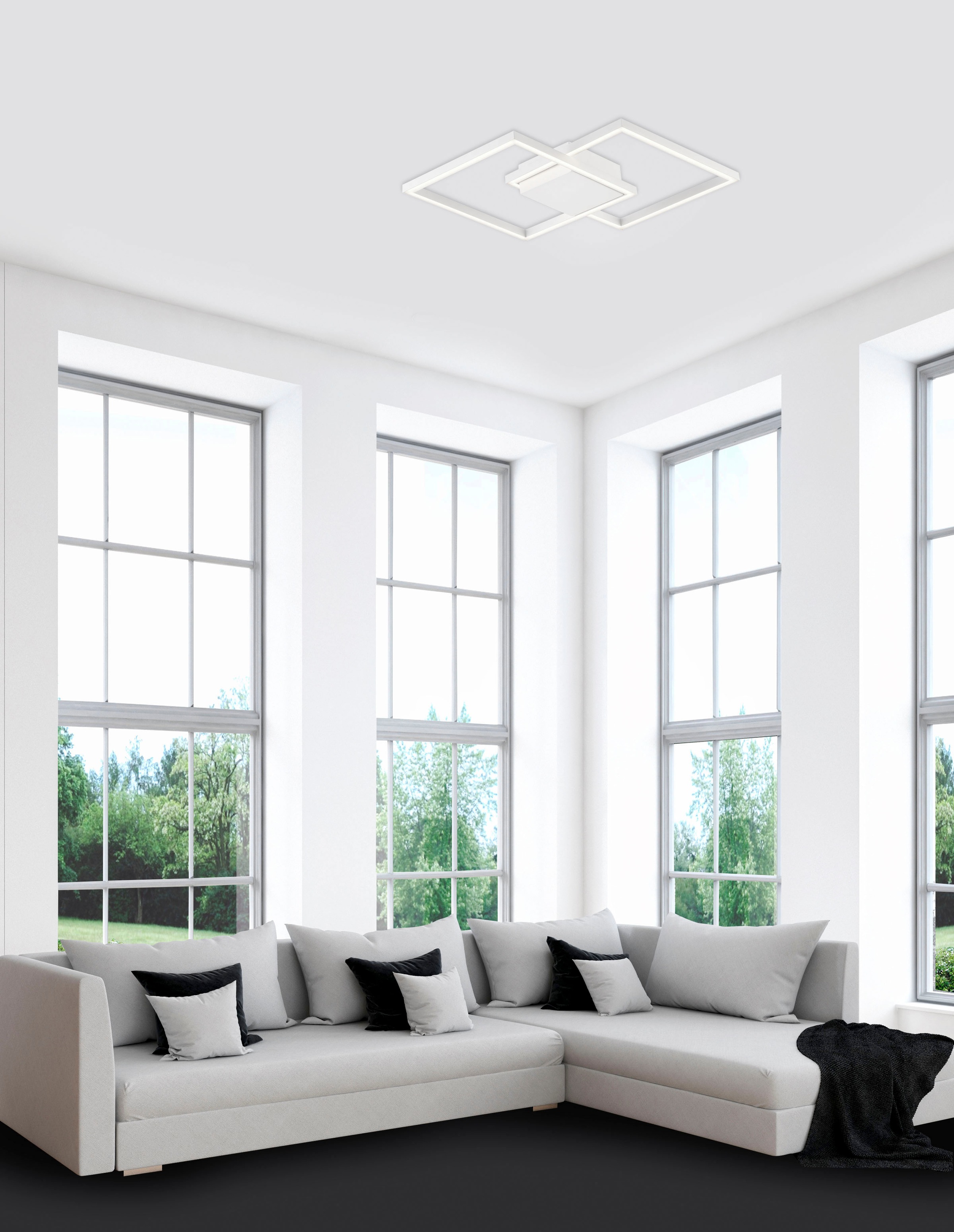 Nova Luce LED Deckenleuchte »BILBAO« LED-Modul 1 Stk. Warmweiß