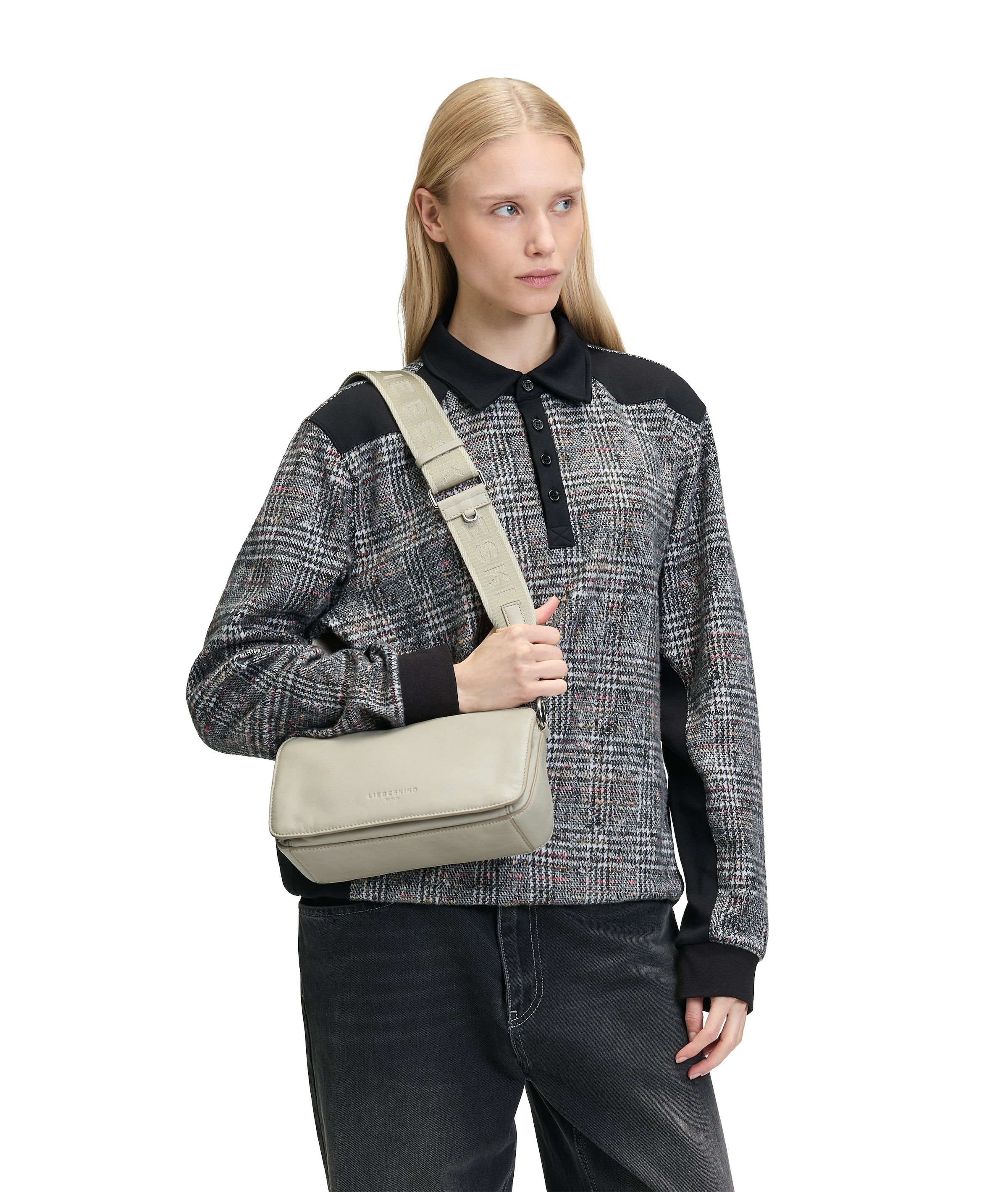Liebeskind Berlin Umhängetasche »Crossbody CARRY OVER SHEEP NATURAL«