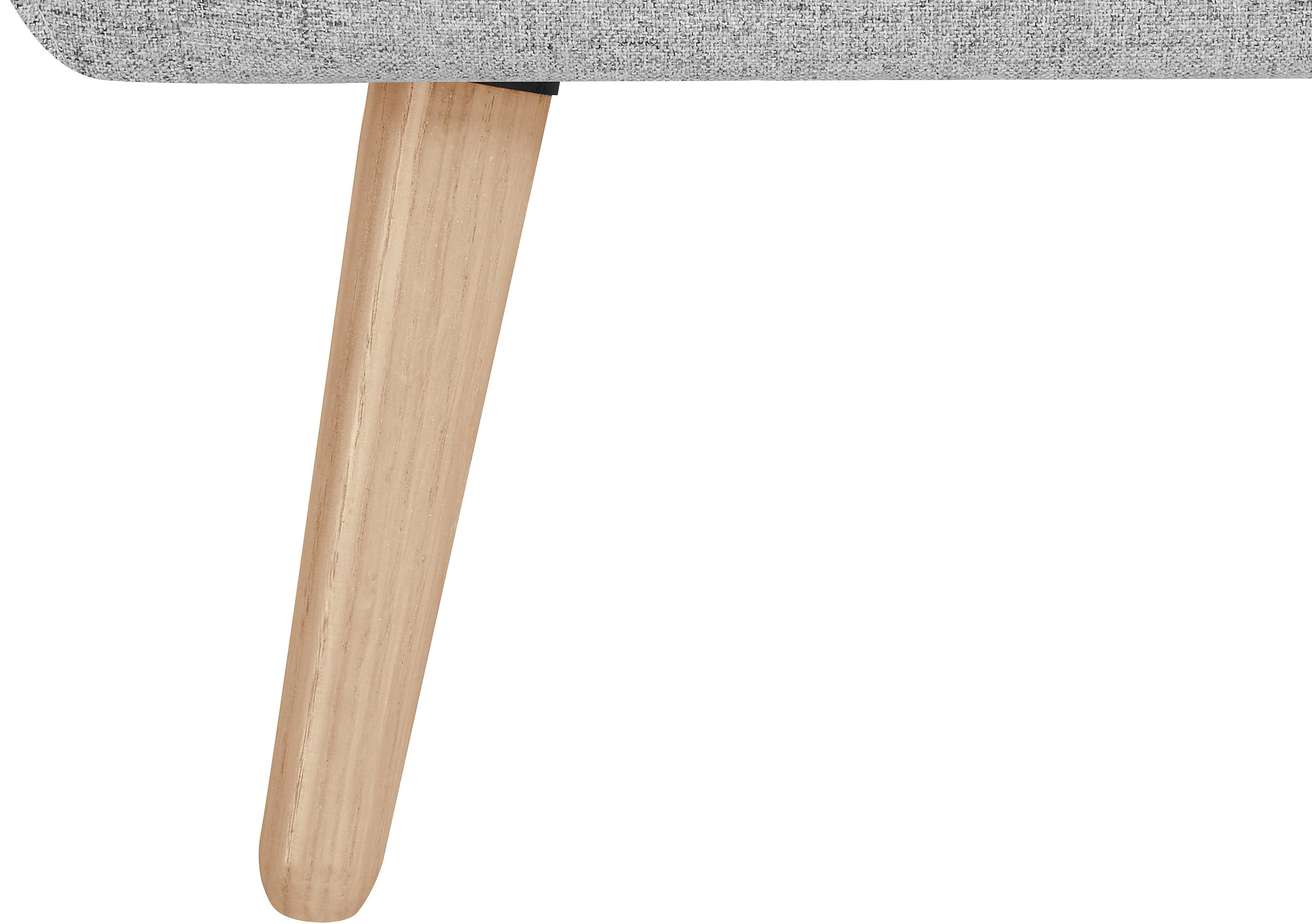 andas Sessel »Bille«, mit Naht im Rückenkissen und Eiche-Beinen, Design by Morten Georgsen
