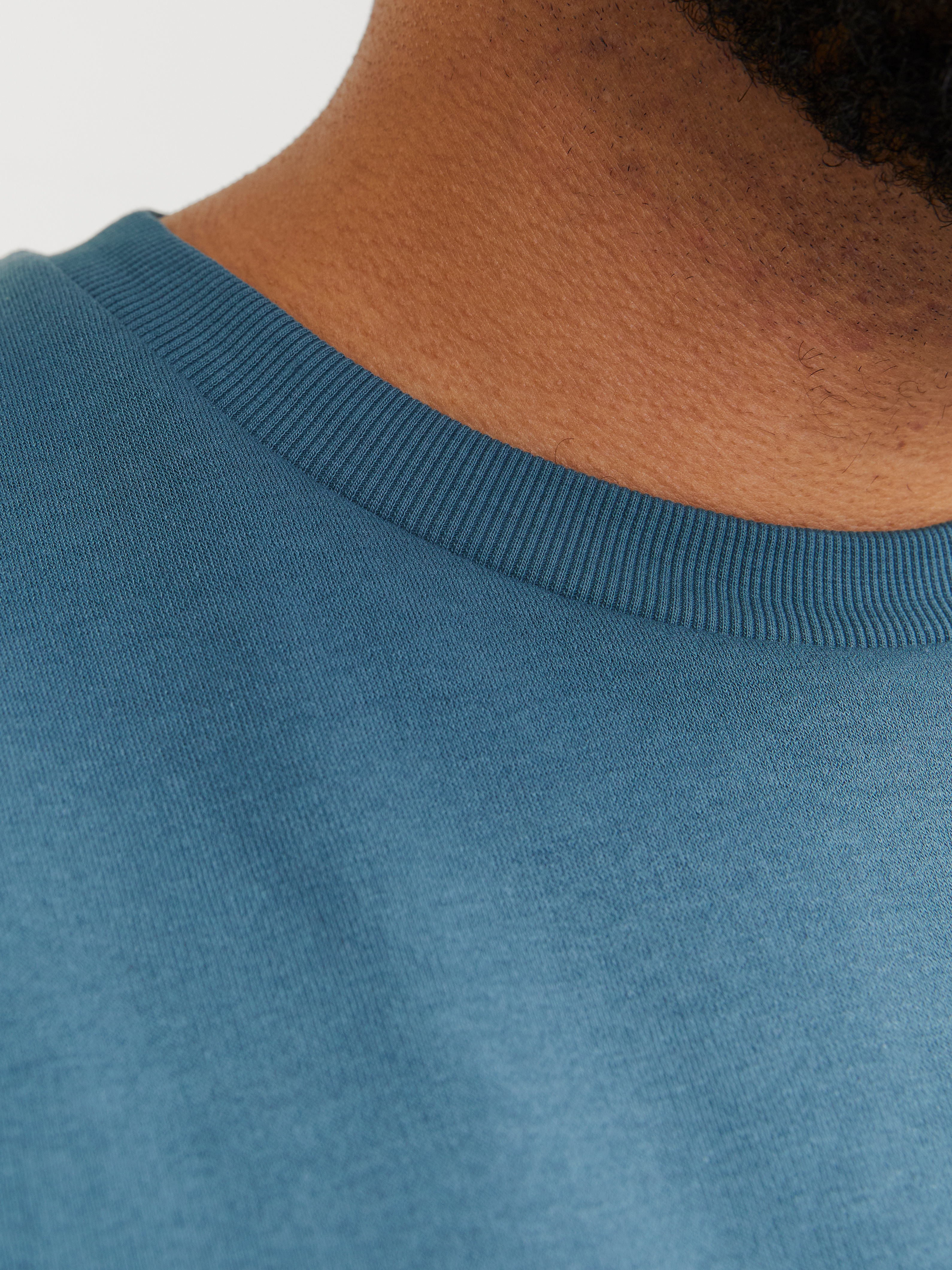 Thumbnail - Jack & Jones PlusSize Sweatshirt "JJEBRADLEY SWEAT CREW NOOS PLS", mit Rippbündchen