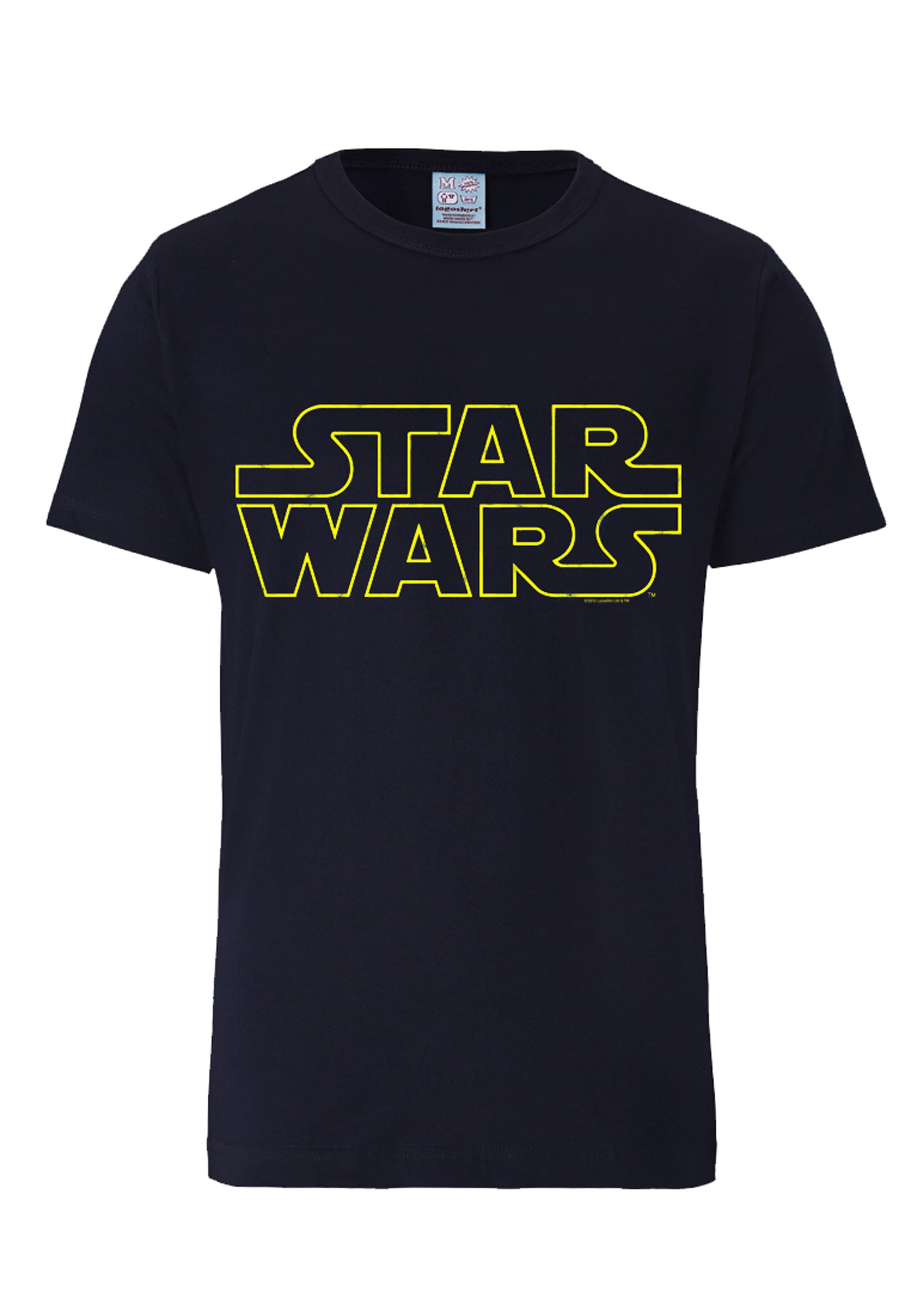 LOGOSHIRT T-Shirt »Krieg der Sterne - Logo«, mit Star Wars-Schriftzug