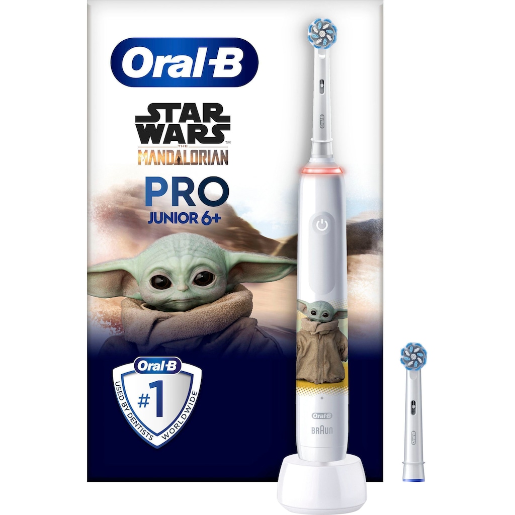 Oral-B Elektrische Zahnbürste »Pro Junior«, 2 St. Aufsteckbürsten