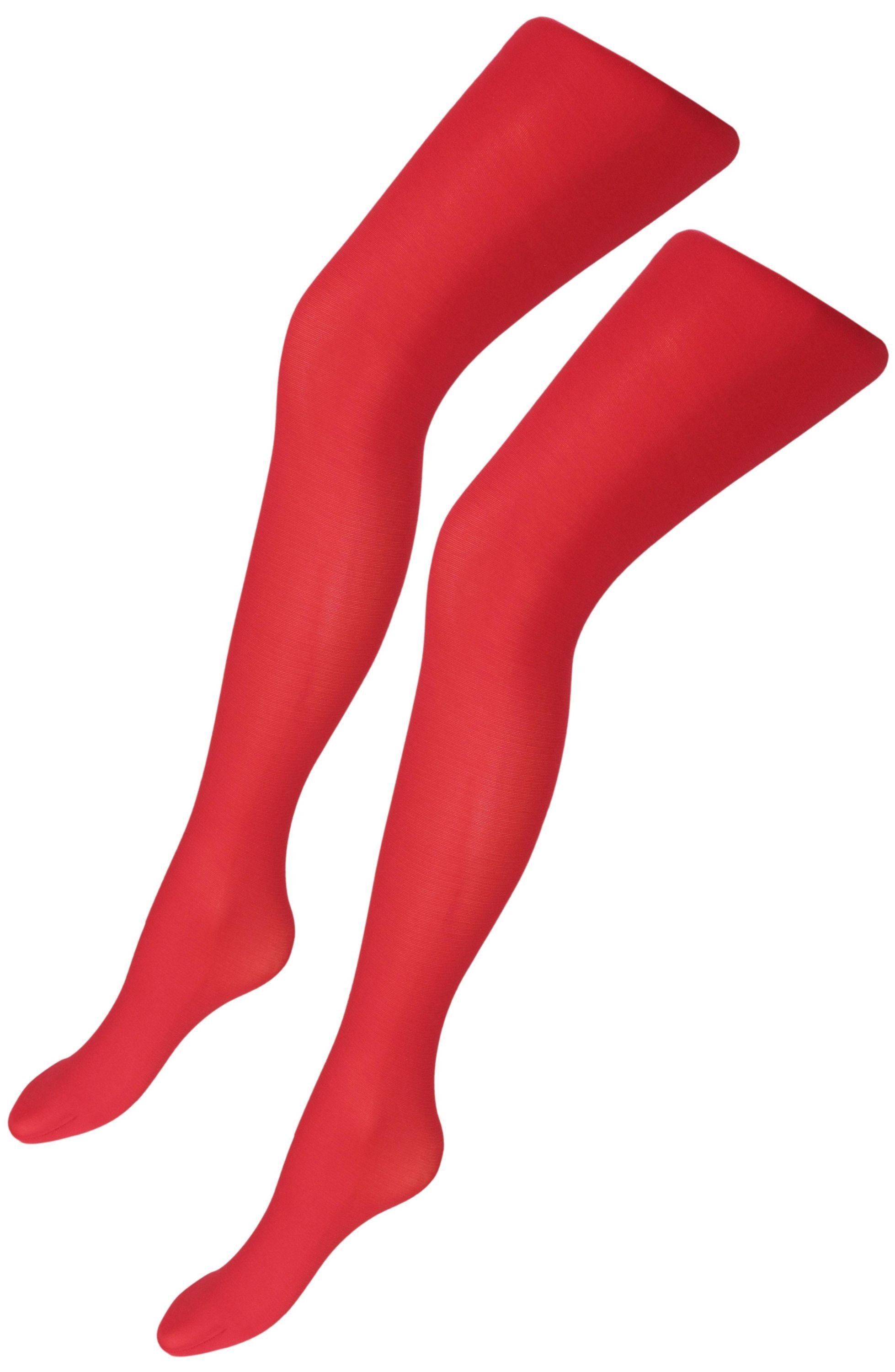 TupTam Feinstrumpfhose »Strumpfhose Mädchen Feinstrumpfhose Microfaser 40 DEN 2er Pack«