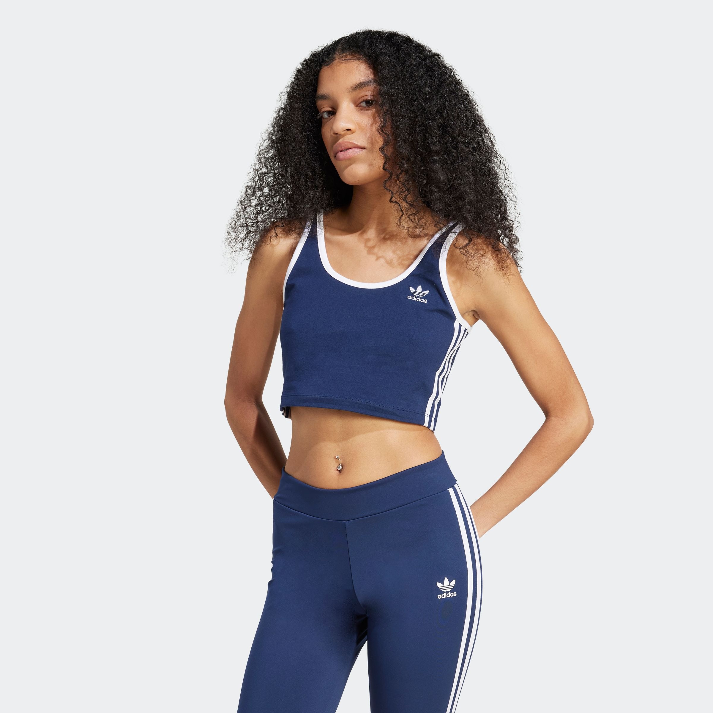 adidas Originals "3S BRA TOP" sportliche Schnittform, aus Baumwolle und Ela günstig online kaufen