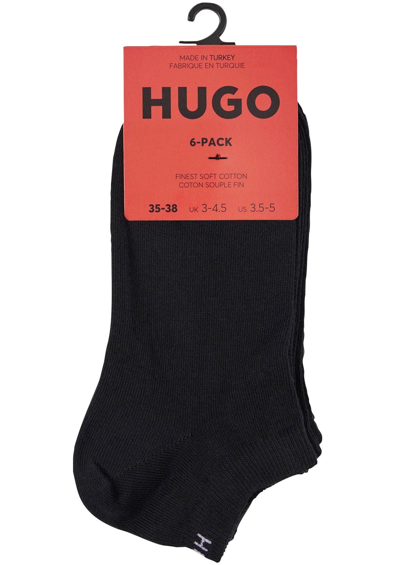 HUGO Underwear Sneakersocken "Socken 6P AS UNI CC W 10" 6 Stk. tlg. mit Mar günstig online kaufen