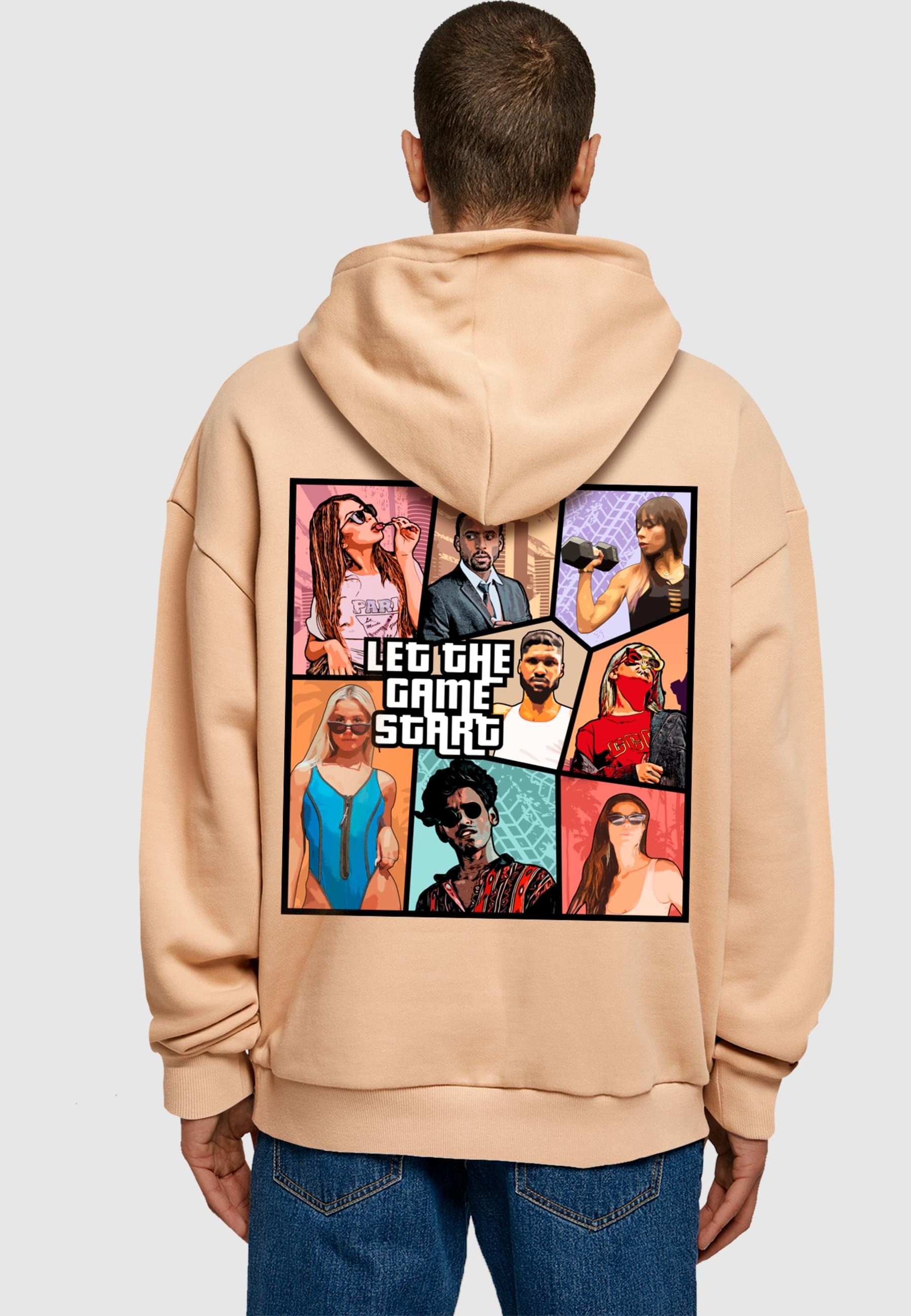 Merchcode Kapuzensweatshirt »Merchcode Herren Grand Collage Ultra Heavy Hoody«, (1 tlg.)