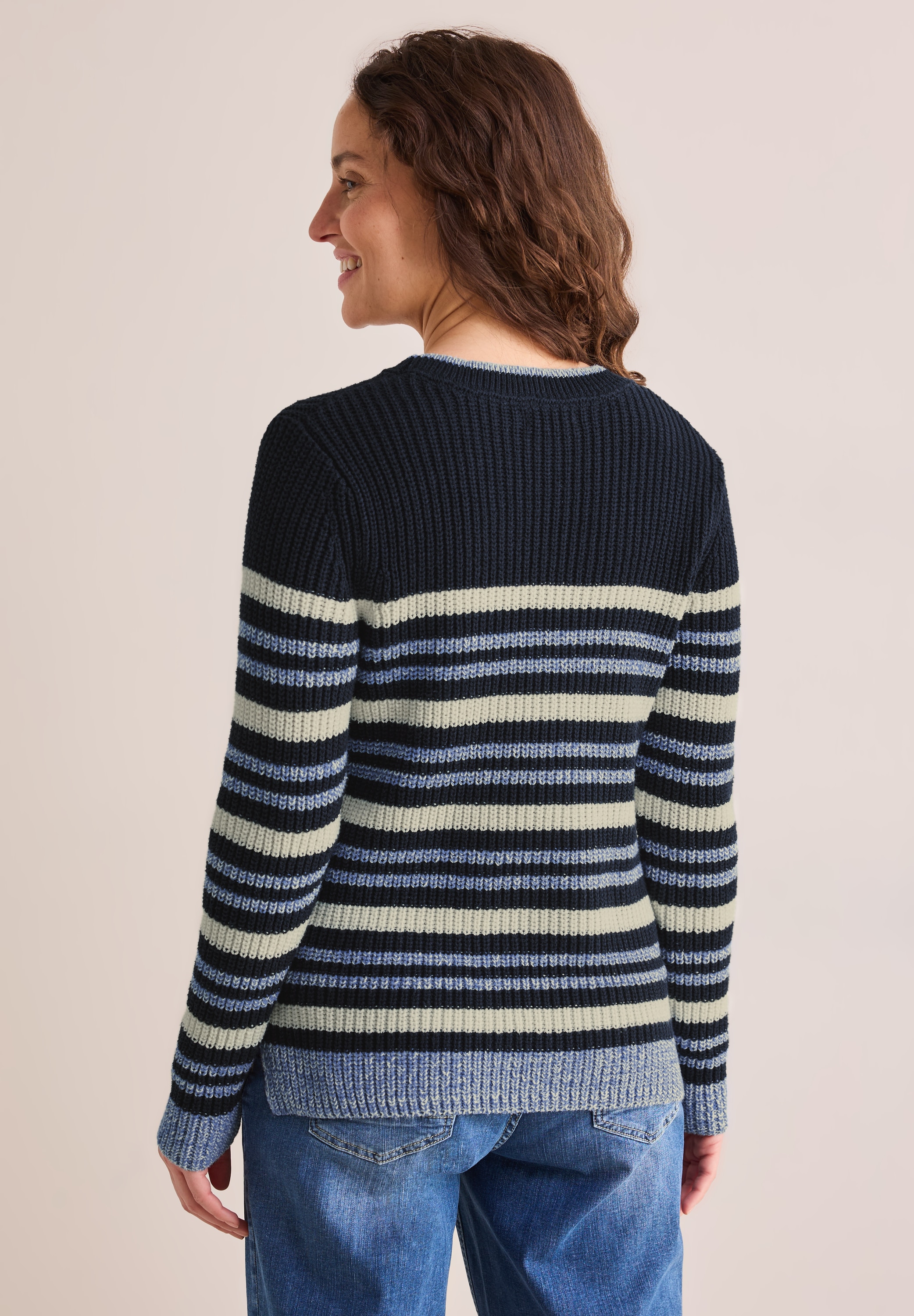 Cecil Strickpullover, im soften Baumwoll-Mix