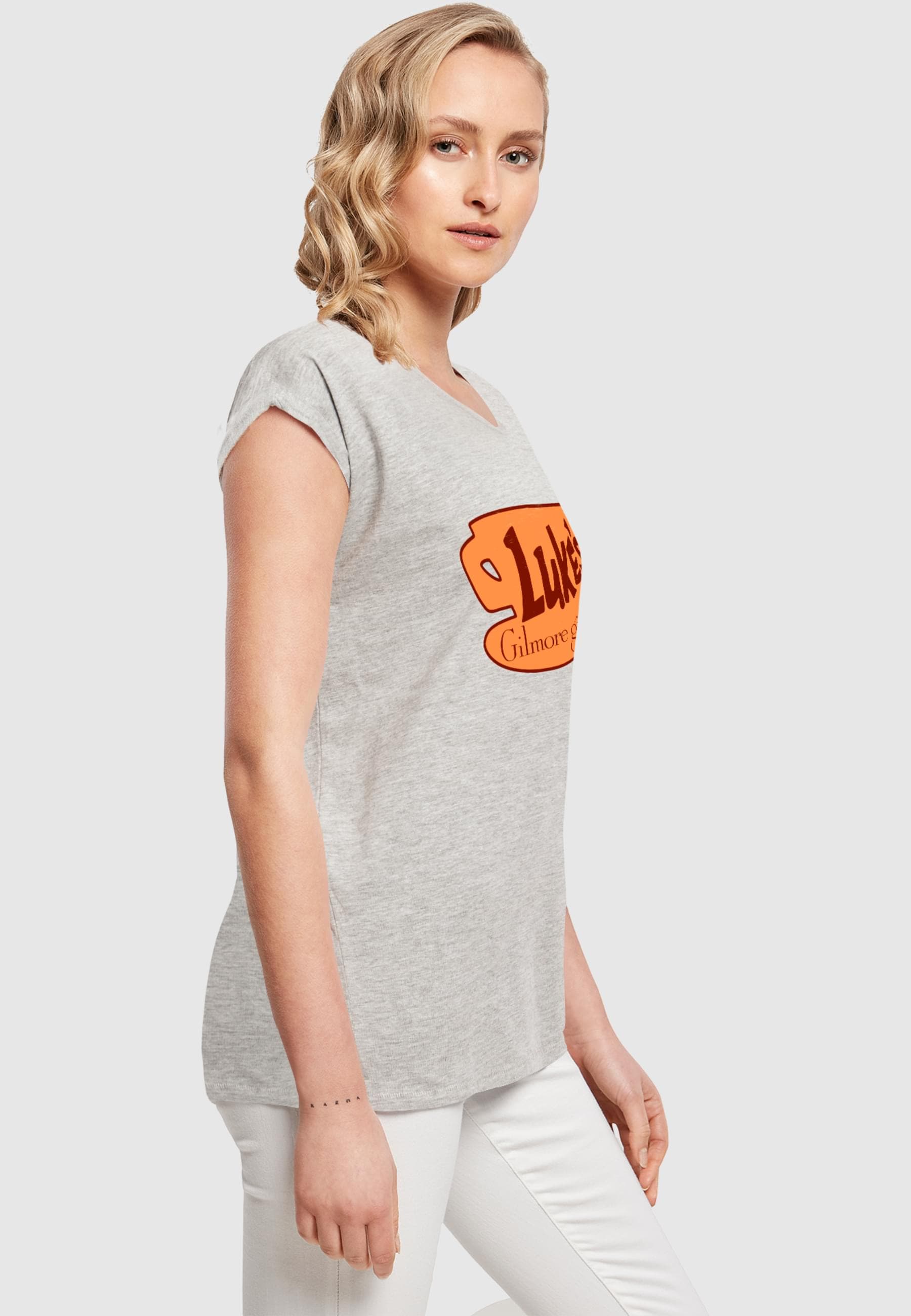 ABSOLUTE CULT T-Shirt »ABSOLUTE CULT Ladies Gilmore Girls - Luke's Logo T-Shirt«, (1 tlg.)