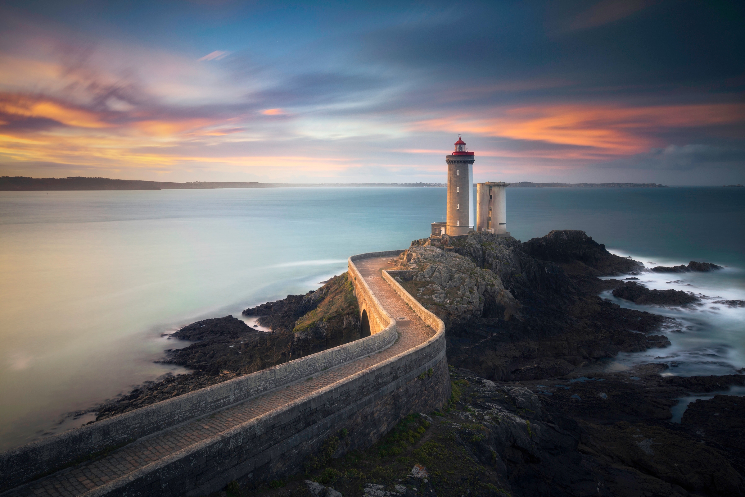 Papermoon Fototapete "Photo-Art FIORENZO CAROZZI, LE PHARE DU PETIT MINOU"