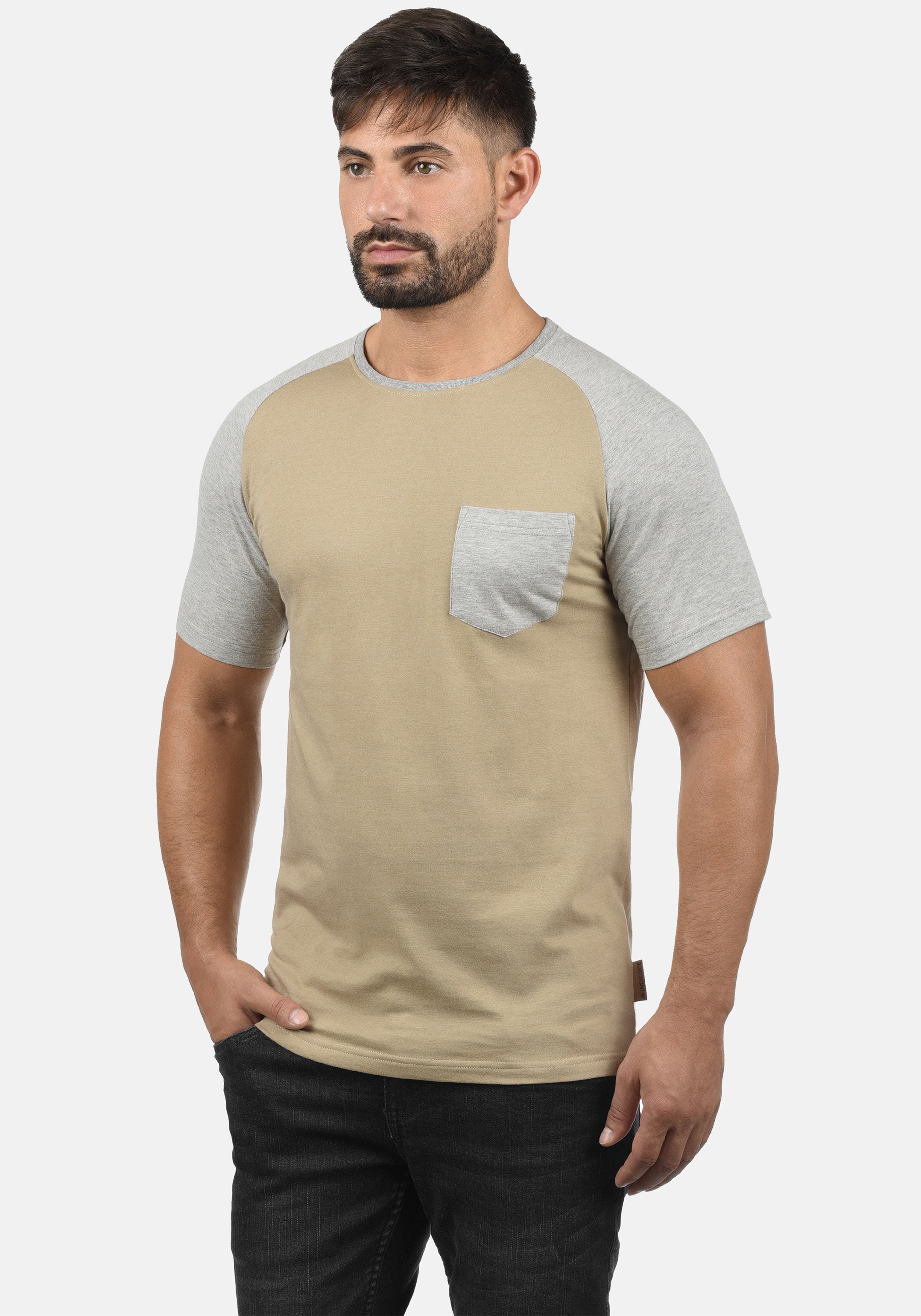 Indicode Rundhalsshirt "Rundhalsshirt IDGresham" günstig online kaufen