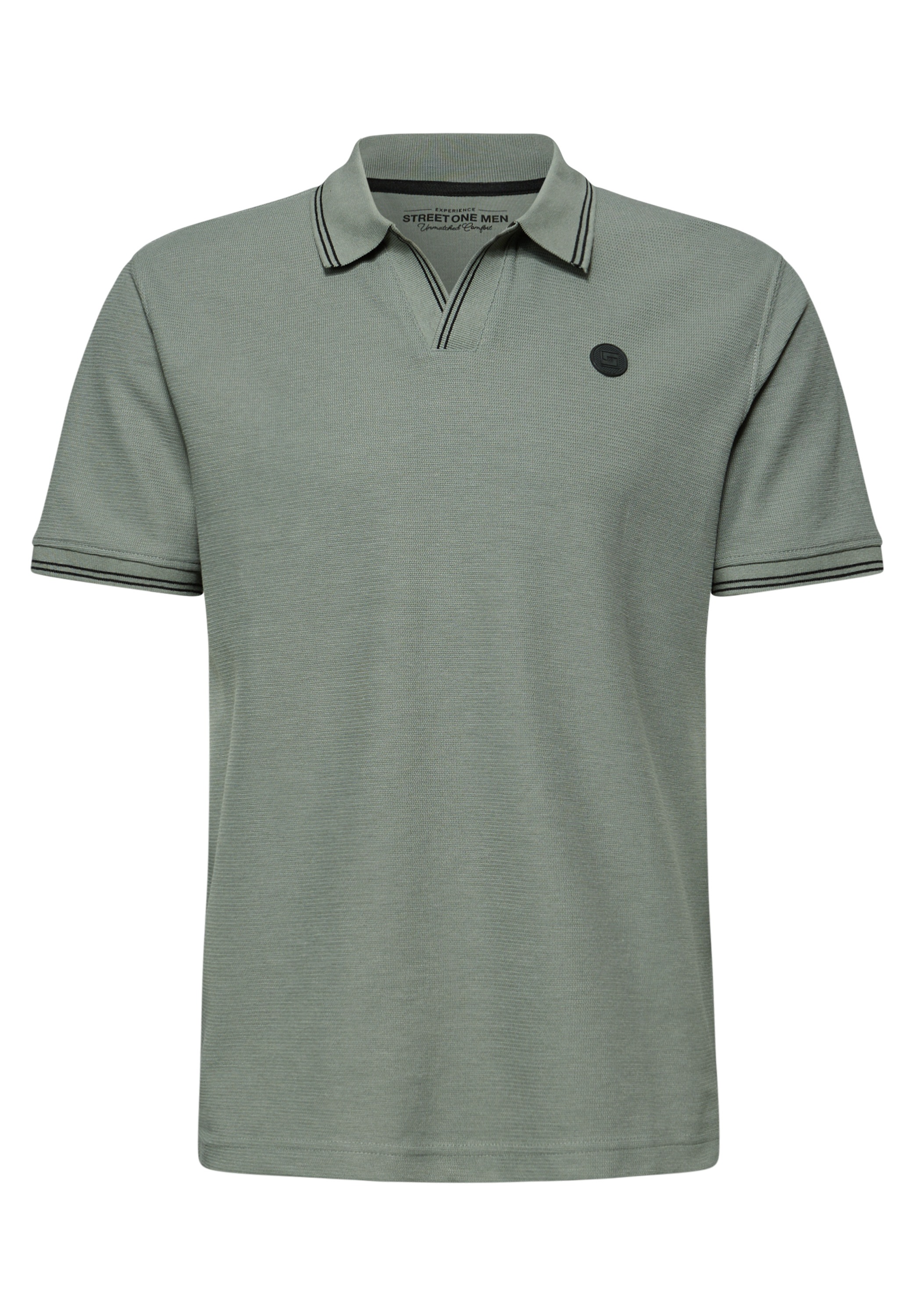 STREET ONE MEN Poloshirt im soften Baumwoll-Mix