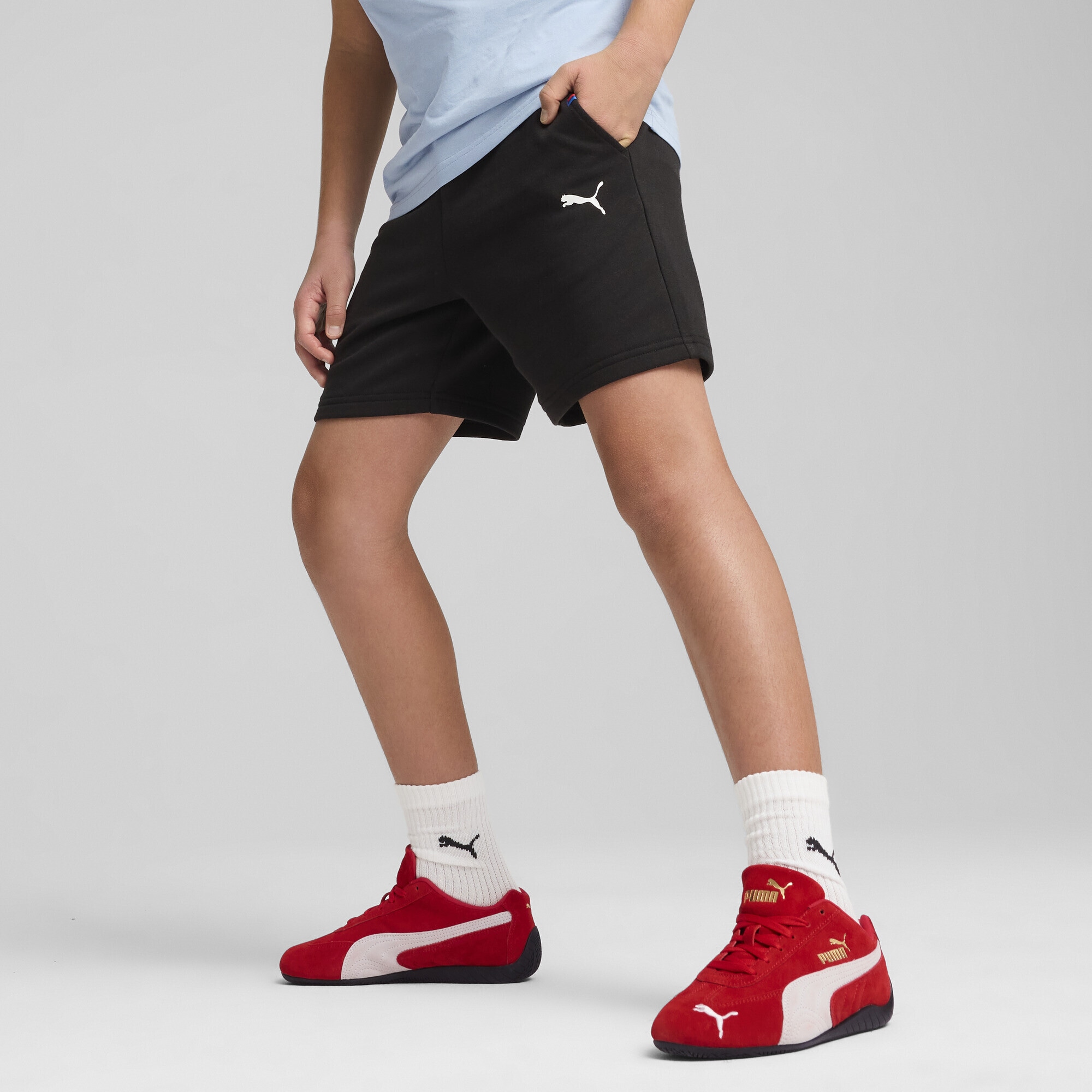 PUMA Sporthose »BMW M Motorsport Essentials Shorts Jugendliche«