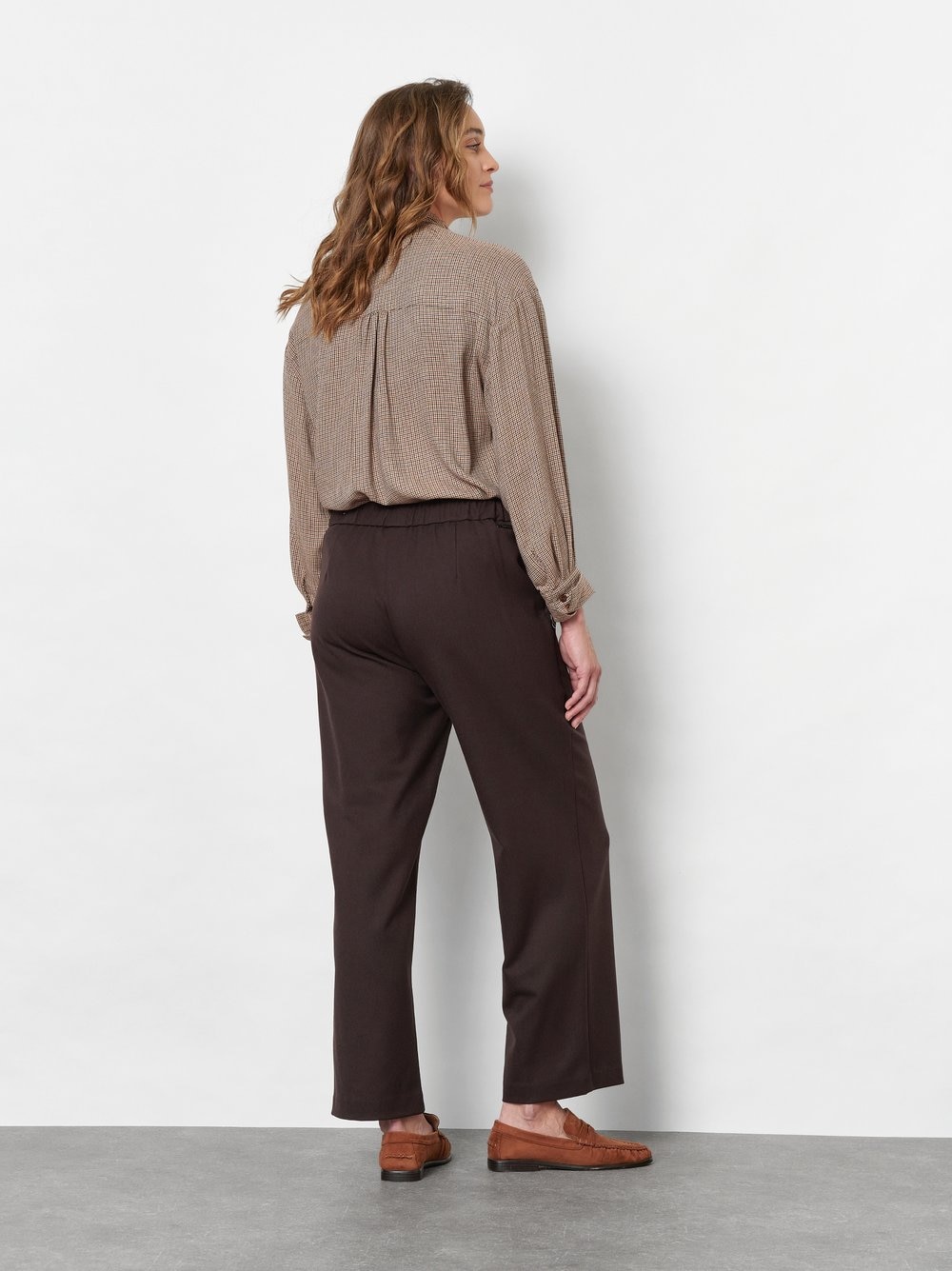 TONI Schlupfhose »Sue Wide Chic 7/8«  aus bi-elastischem Leichtflanell, 7/8-Länge
