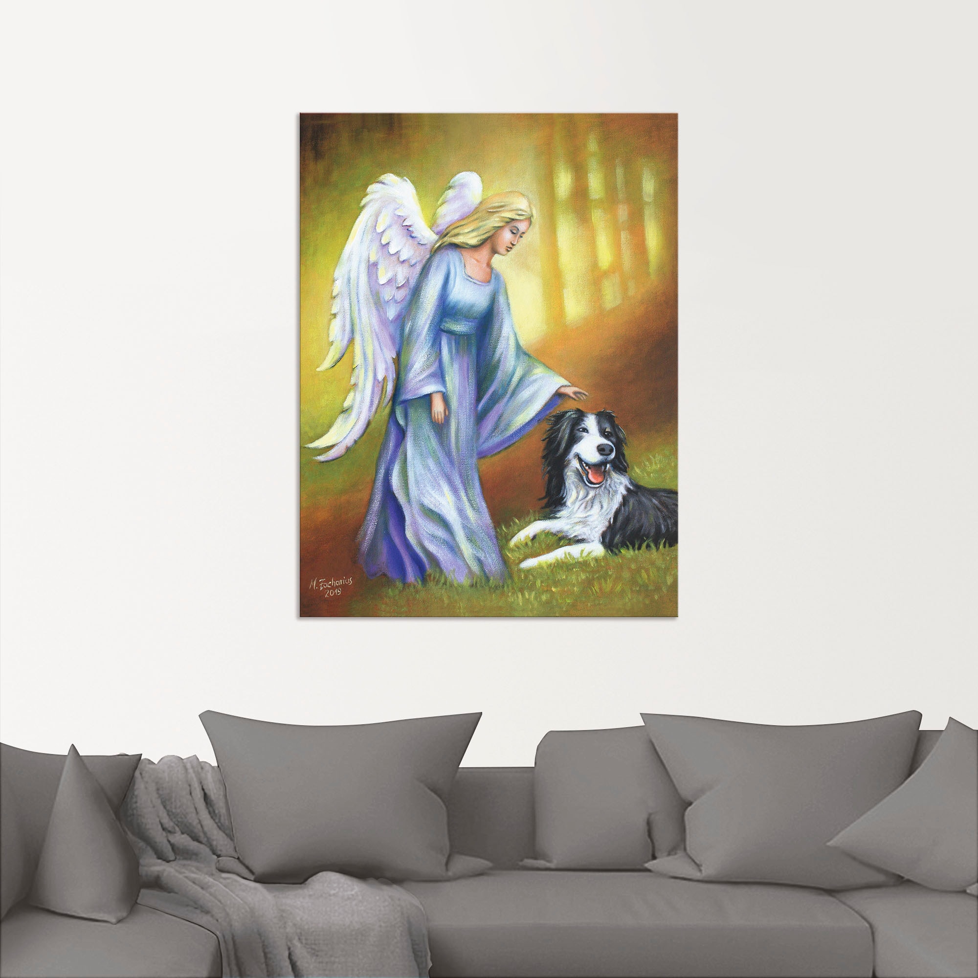 Artland Wandbild »Mein Freund es ist Zeit«, Spirituelle Bilder, (1 St.), als Alubild, Leinwandbild, Wandaufkleber oder Poster in versch. Größen