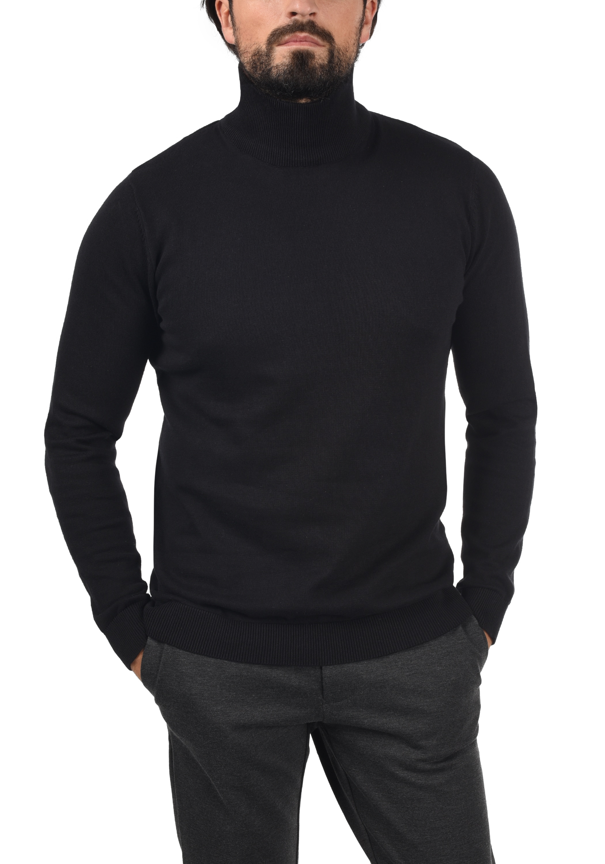 Solid Rollkragenpullover "Rollkragenpullover SDArio" günstig online kaufen