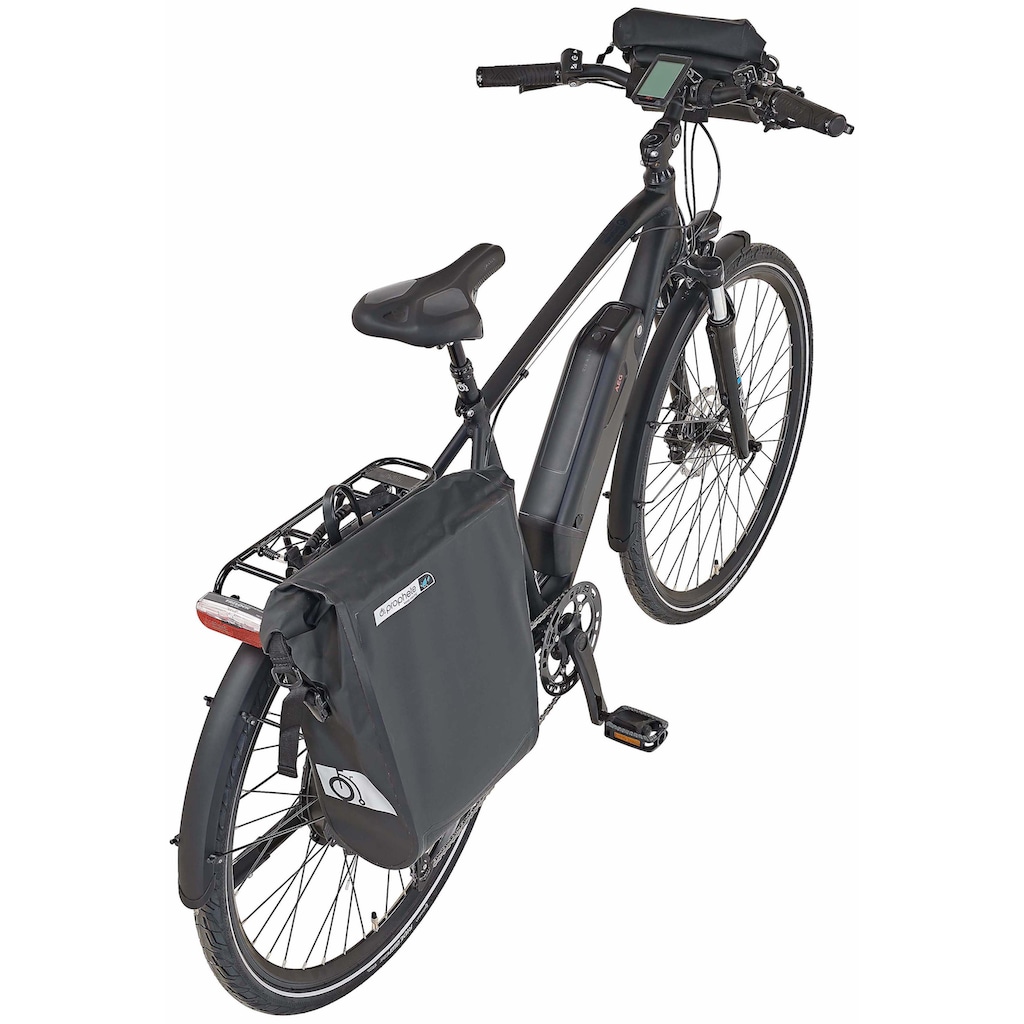 Prophete E-Bike »Entdecker e2000«, 10 Gang, Shimano, Deore, Heckmotor 250 W, (mit Lenkertasche-mit Seitentasche)