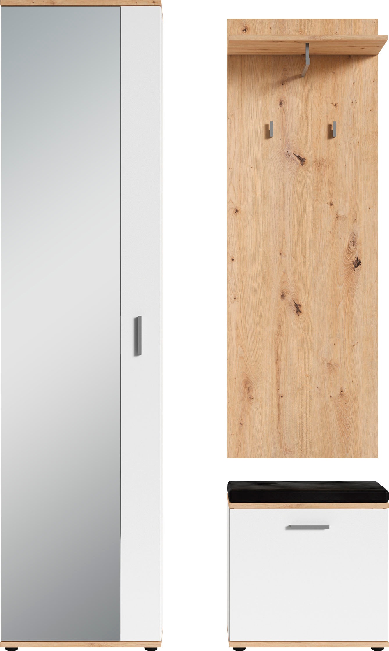 byLIVING Garderoben-Set "Jakob" 3 Stk. tlg. günstig online kaufen