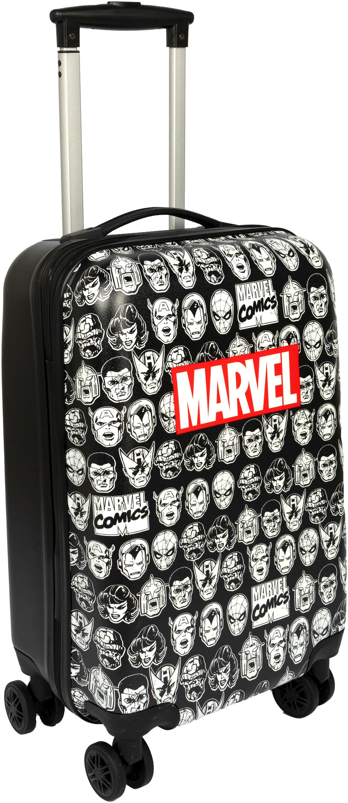 UNDERCOVER Kinderkoffer »Marvel, 59 cm«, 4 St. Rollen, mit TSA-Zahlenschloss