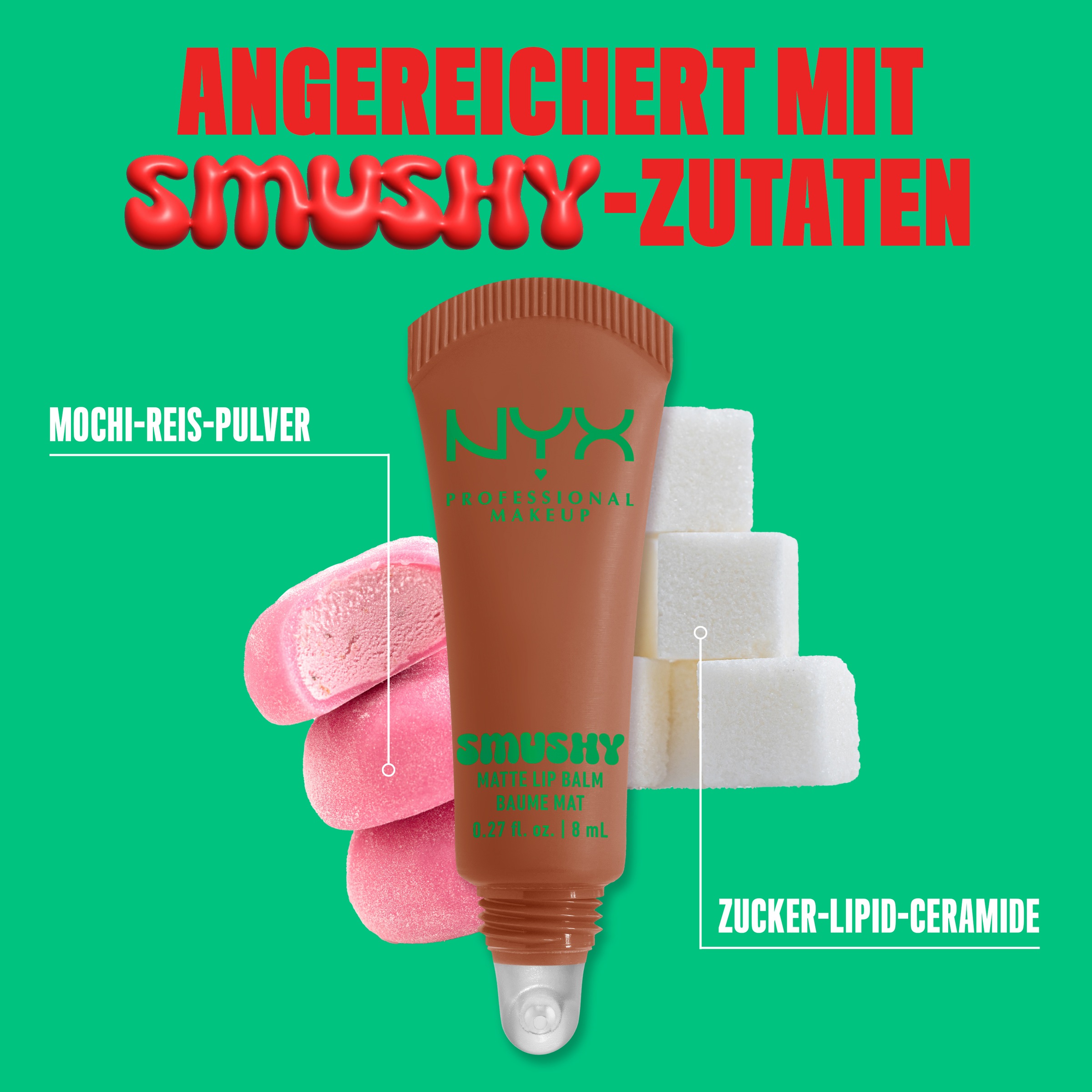 NYX Lippenbalsam »NYX Professional Makeup Smushy Matte Lip Balm«