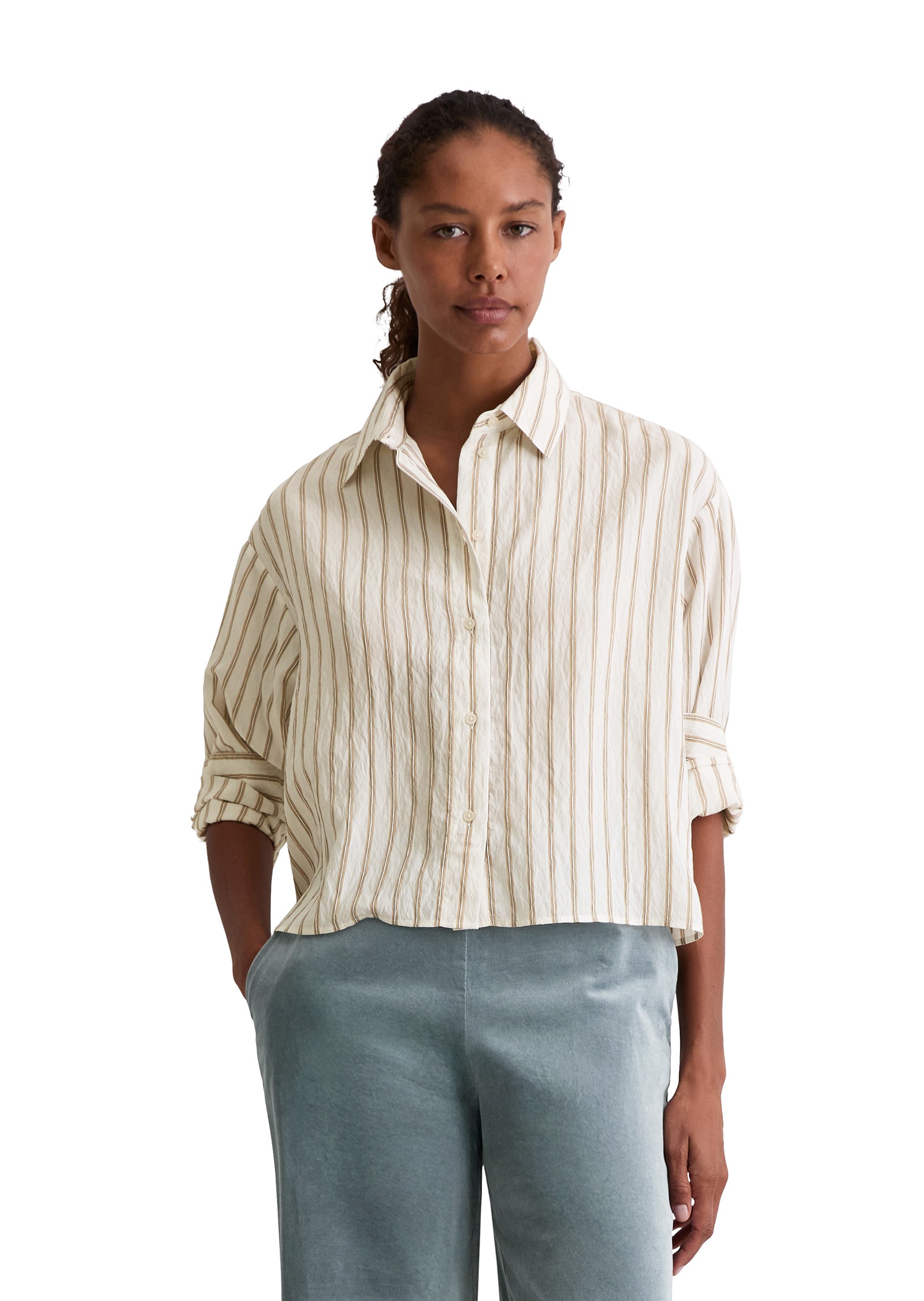 Marc OPolo Langarmbluse "aus LENZING™ ECOVERO™" günstig online kaufen