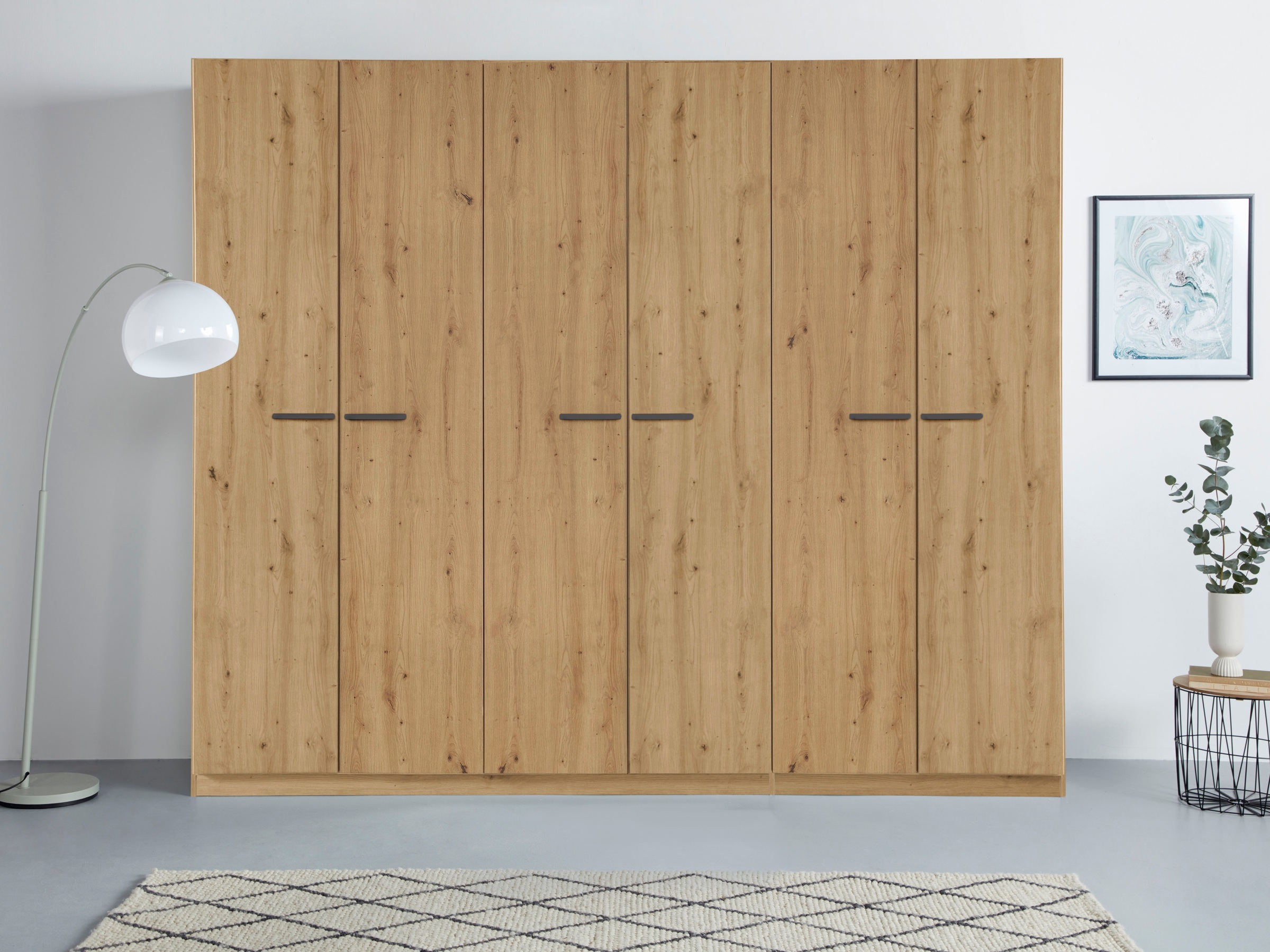 rauch Drehtürenschrank »Kleiderschrank Schrank Garderobe TOPSELLER OTELI inkl. Inneneinteilung«, mit zusätzlichen Einlegeböden, optional mit Spiegel MADE IN GERMANY