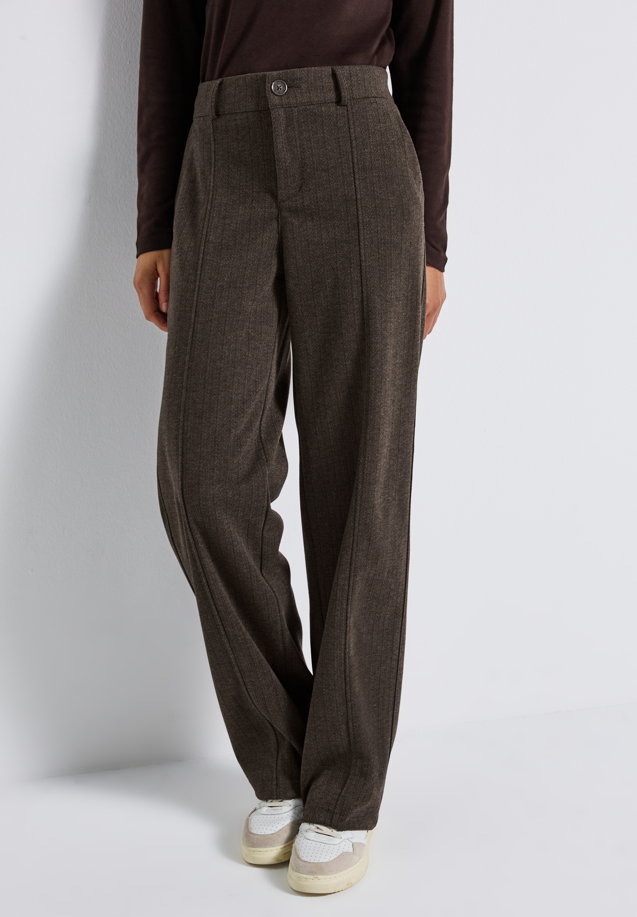 STREET ONE Stoffhose, im Nadelstreifen-Look günstig online kaufen