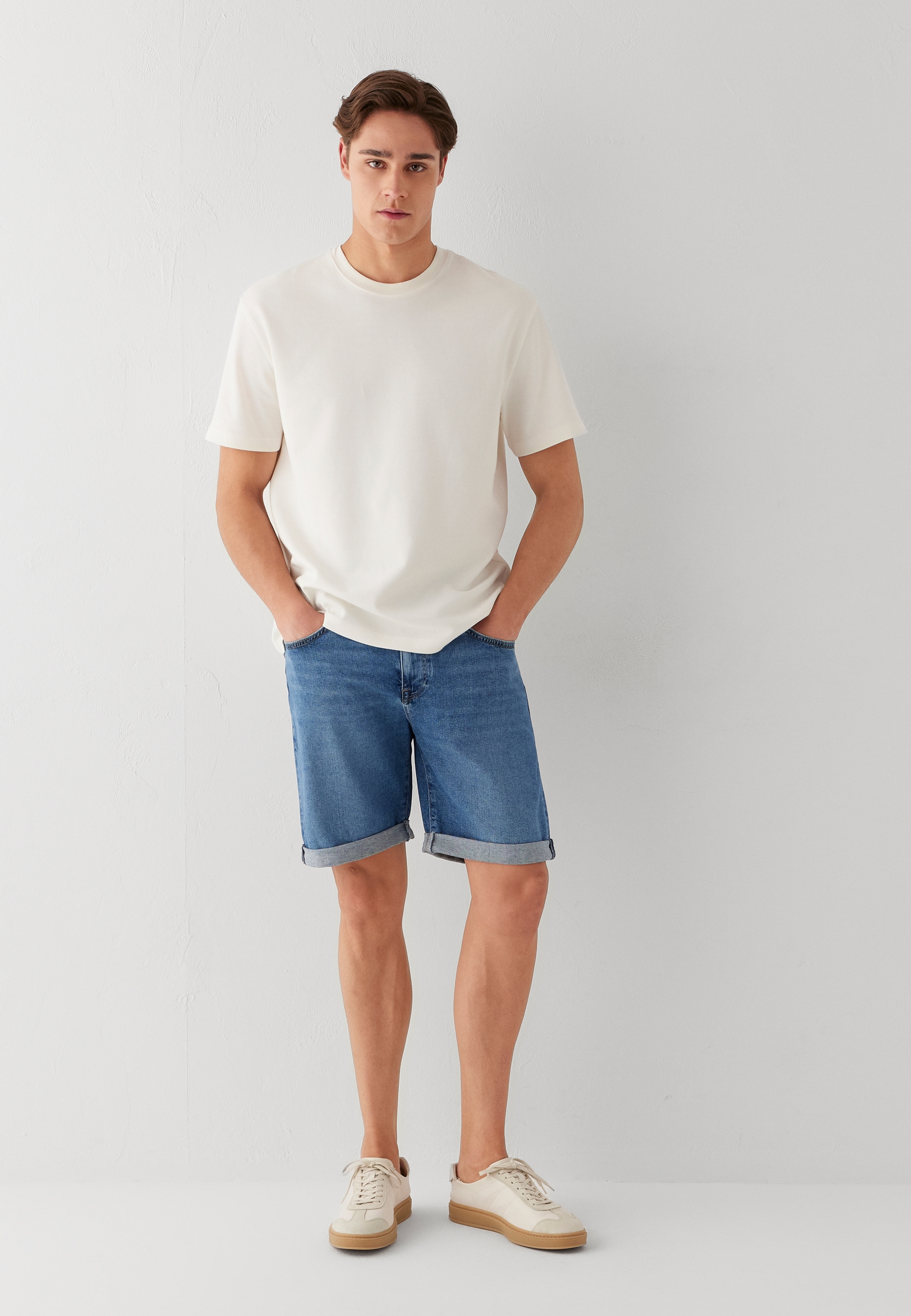 Mavi Straight-Jeans "BRIAN" Slim Fit Denim Shorts