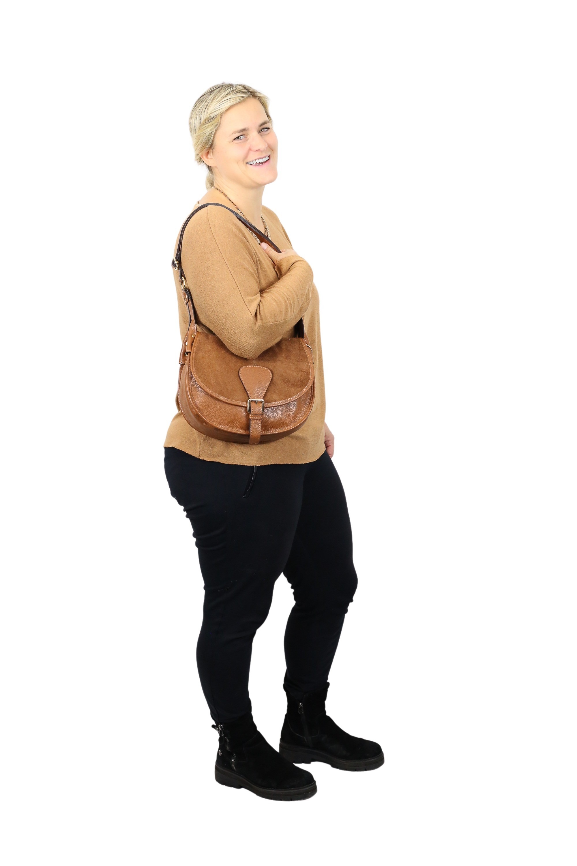 COLLEZIONE ALESSANDRO Schultertasche "Roxy" Made in Italy, Echt Leder günstig online kaufen