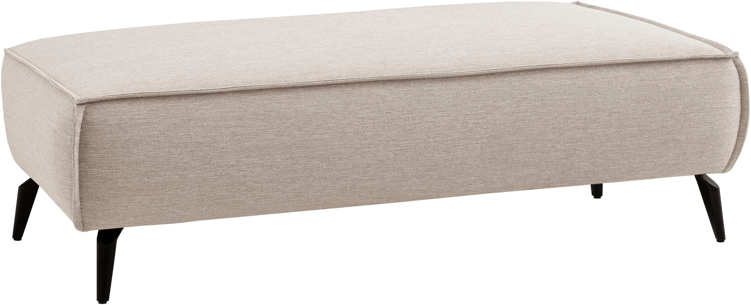 Home affaire Hocker "TVINNU, mit Kedernaht, Cord u. Flachgewebe" zur Serie günstig online kaufen