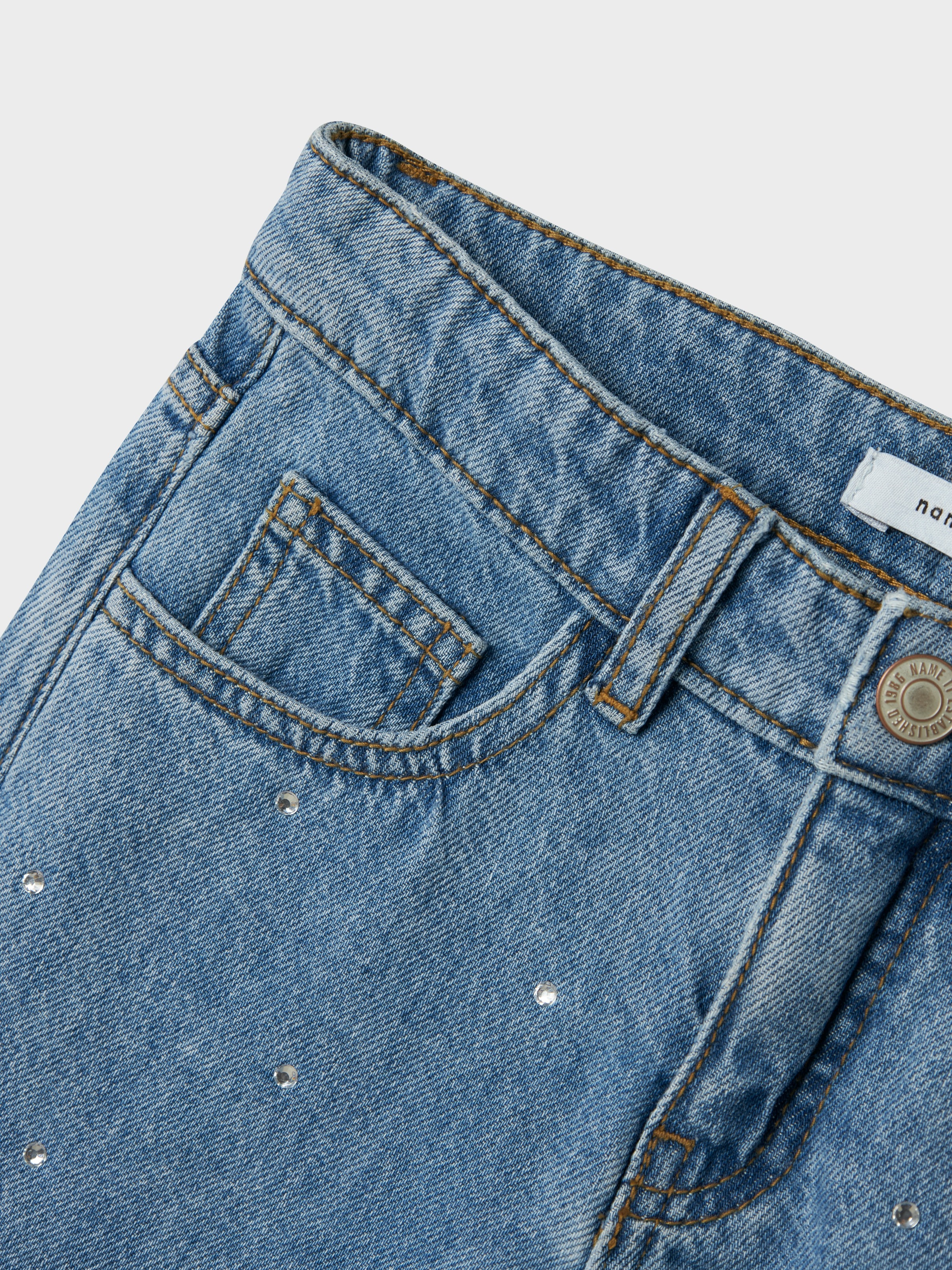 Thumbnail - Name It Straight-Jeans "NKFROSE STRAIGHT JEANS 3366-BE NOOS"