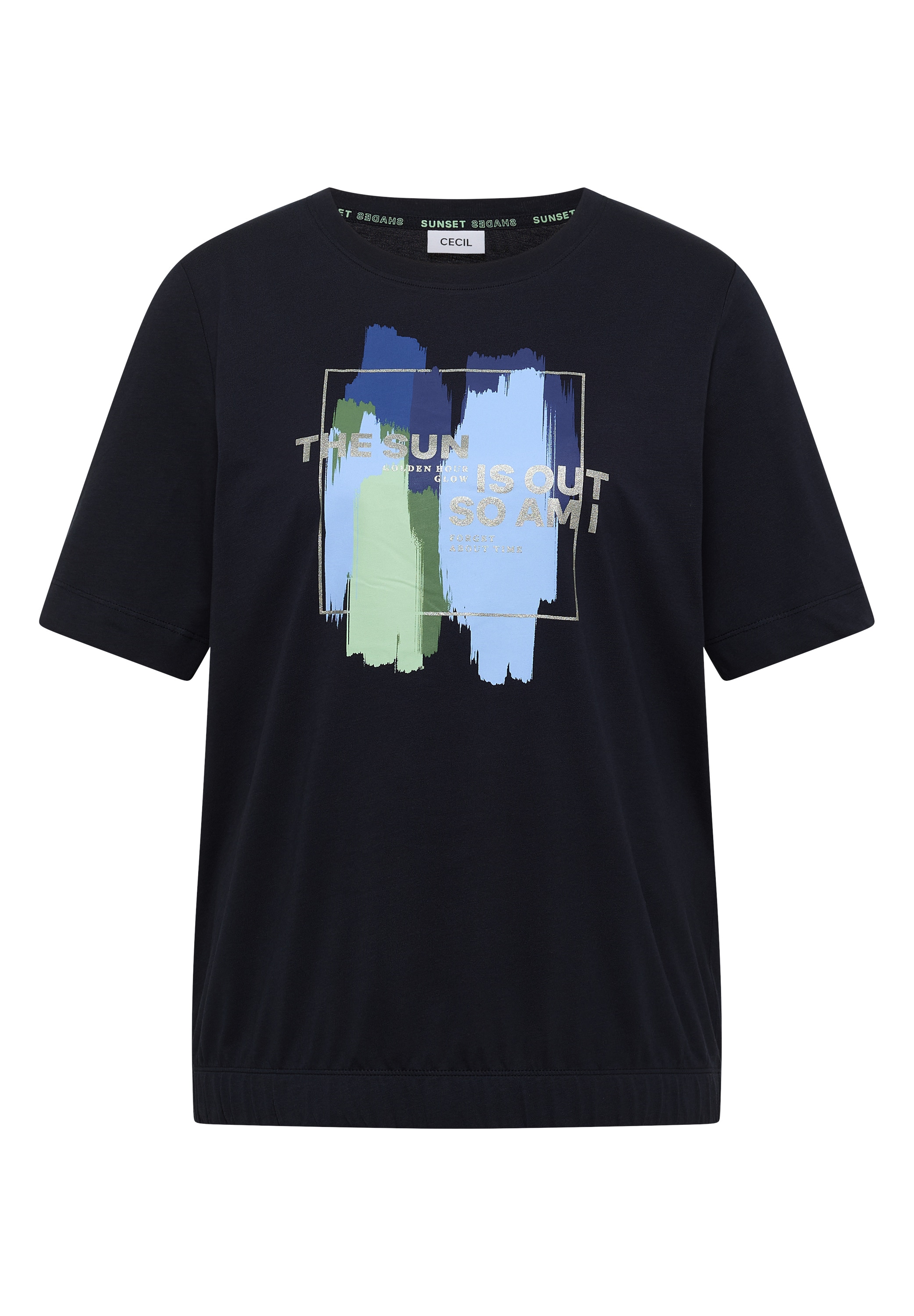 Cecil Kurzarmshirt Sommershirt mit Print