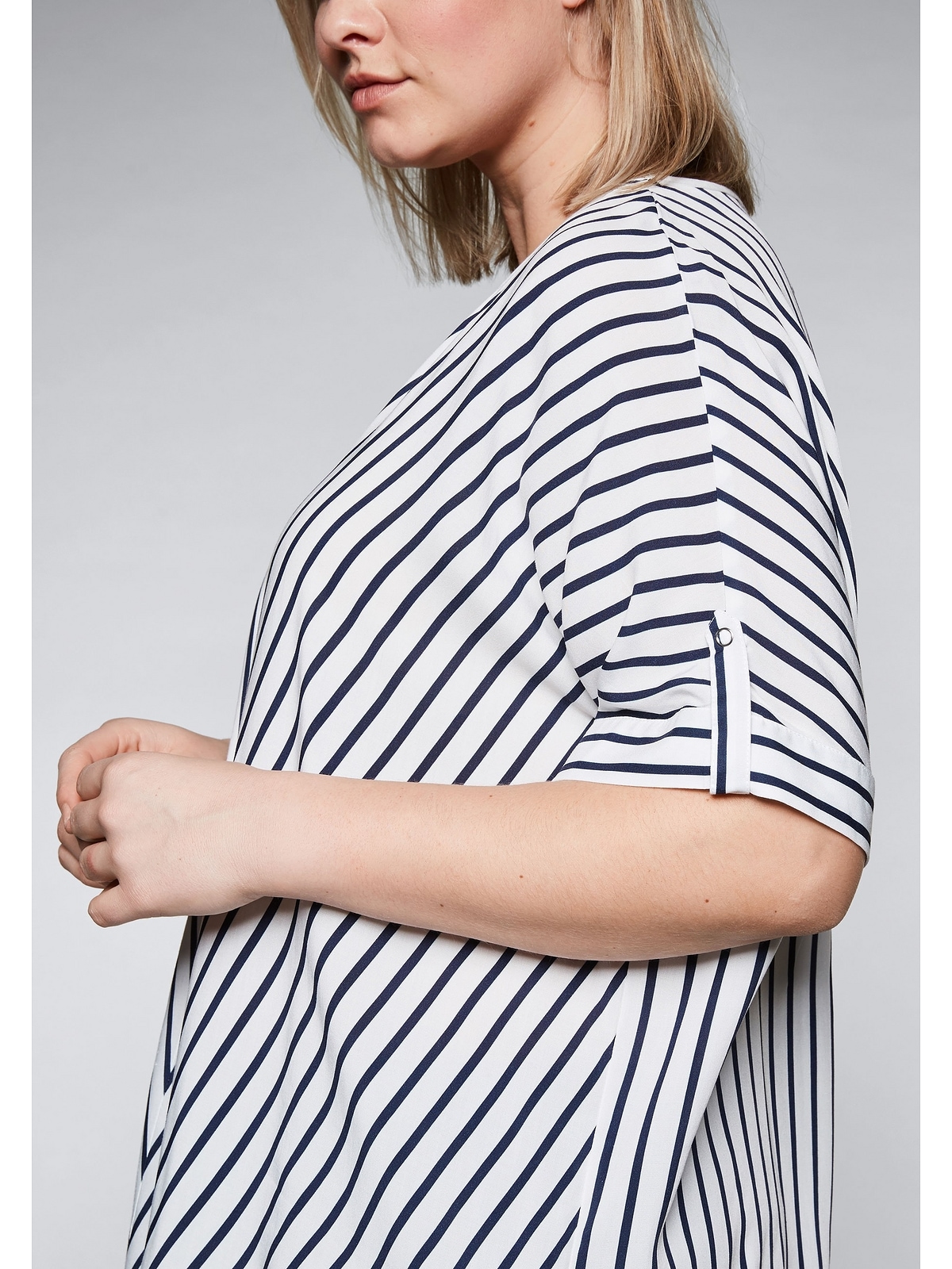 Sheego Tunika »Große Größen«, in Oversize-Form mit Streifen bestellen | BAUR