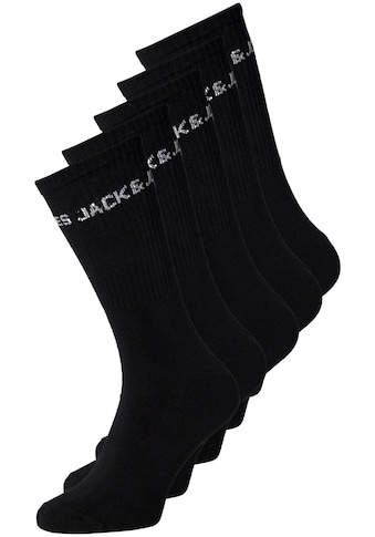 Tennissocken »JACBASIC LOGO TENNIS SOCK 5 PACK NOOS«, (Packung, 5 Paar)