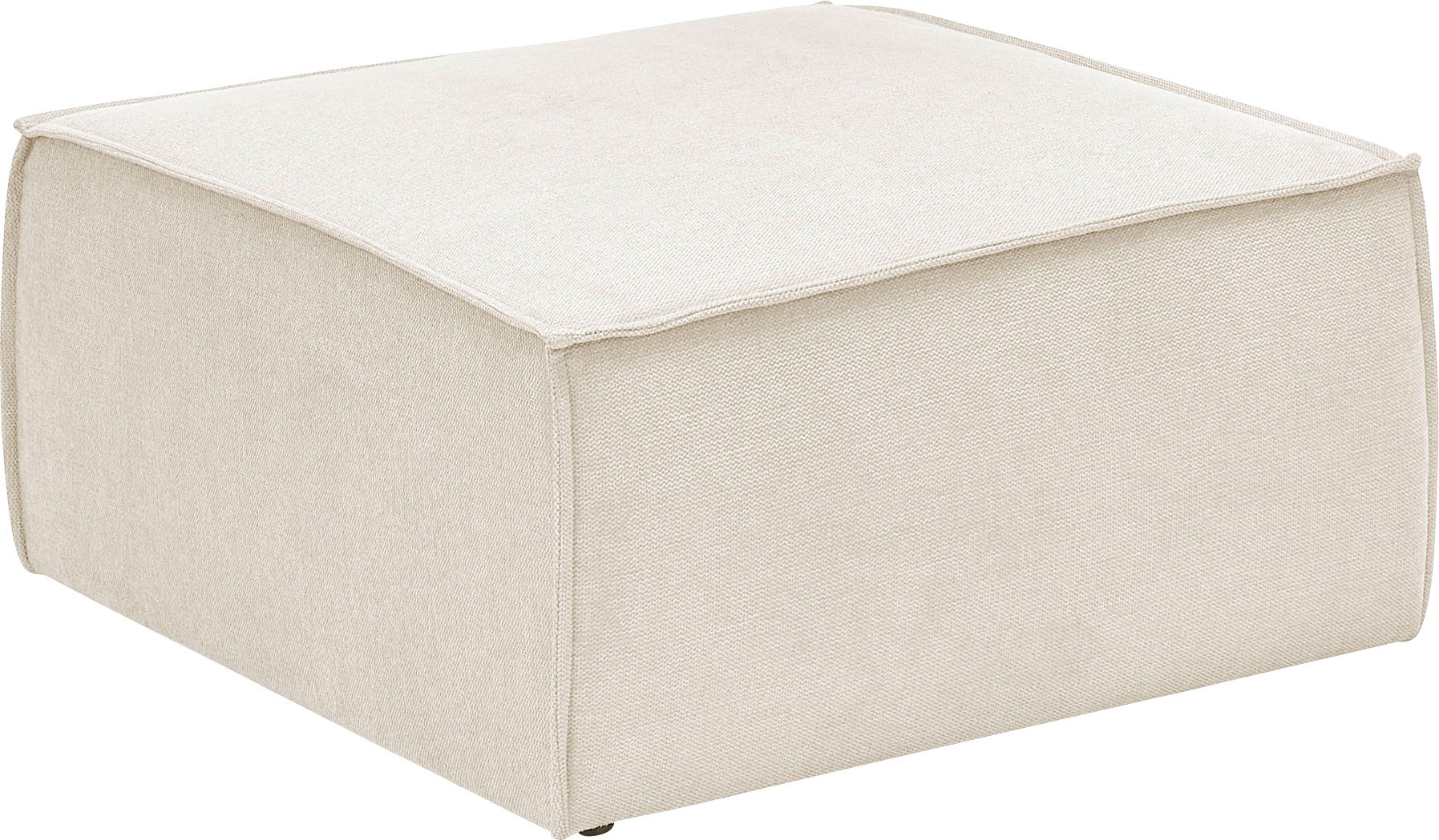 OTTO home Hocker "FINNLEY, Polsterhocker in Bouclé, Struktur fein u. Mega C günstig online kaufen