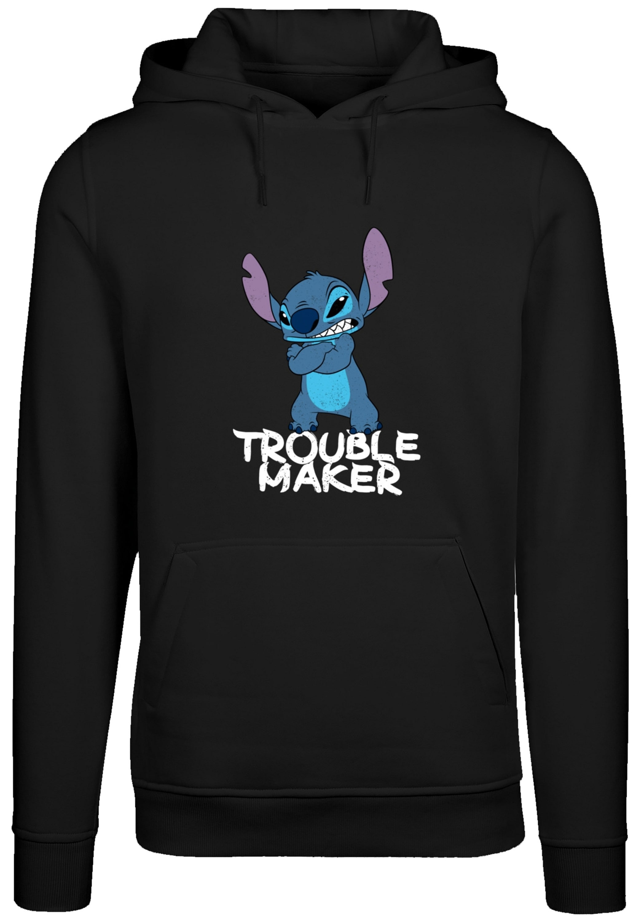 F4NT4STIC Kapuzenpullover »Disney Lilo & Stitch Trouble Maker Hooded Sweater«, Premium Qualität