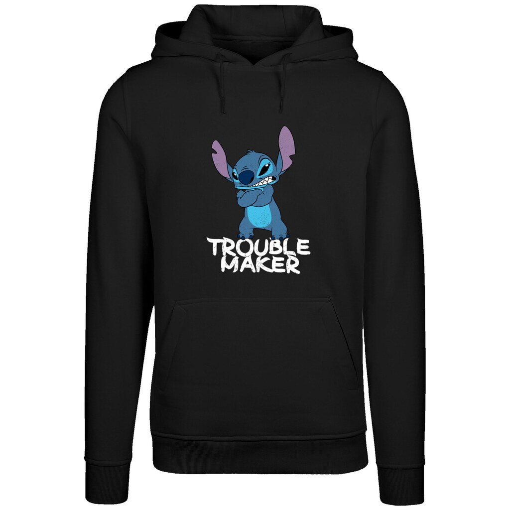 F4NT4STIC Kapuzenpullover »Disney Lilo & Stitch Trouble Maker Hooded Sweater«