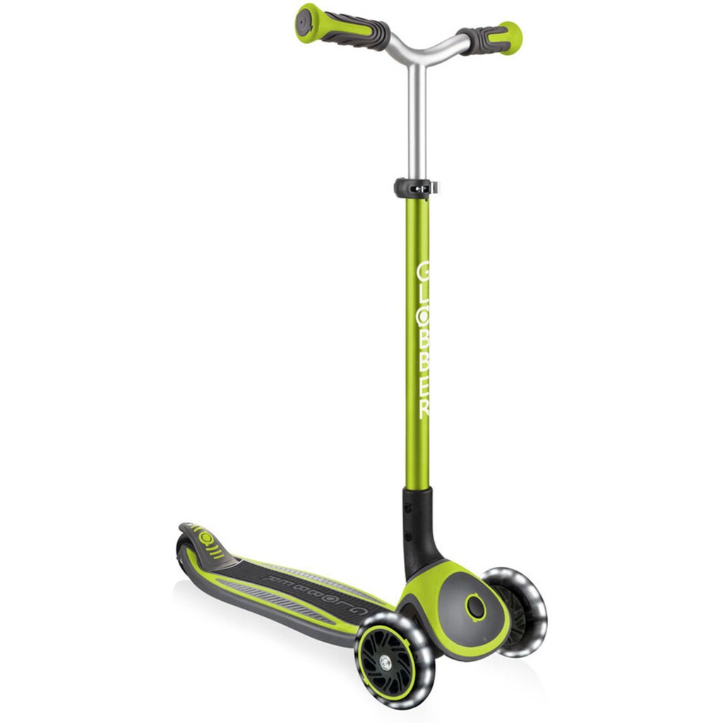 Globber Dreiradscooter »MASTER LIGHTS, mit Leuchtrollen«