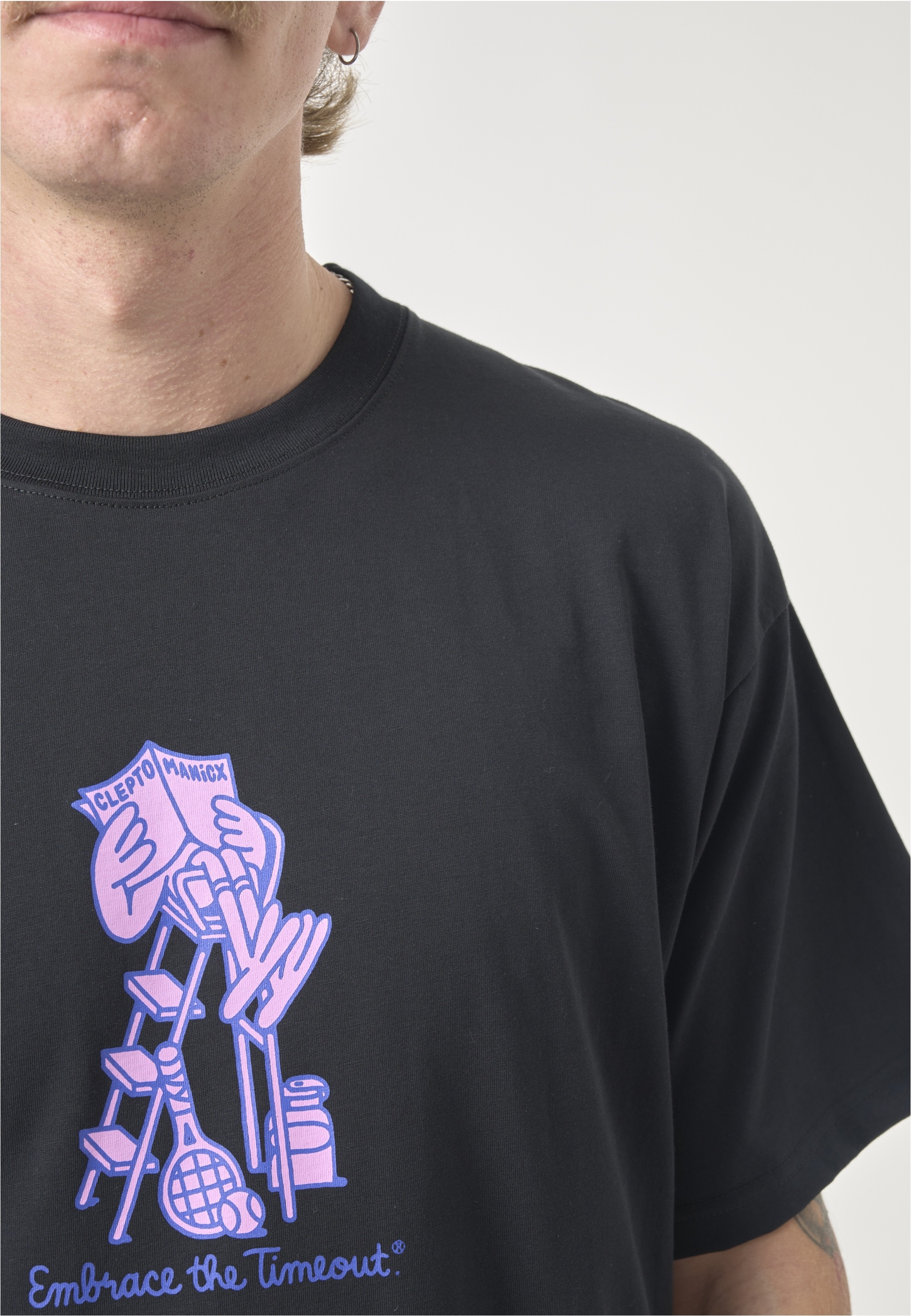 Cleptomanicx T-Shirt "Classic Tee Embrace Tennis", mit lockerem Schnitt günstig online kaufen