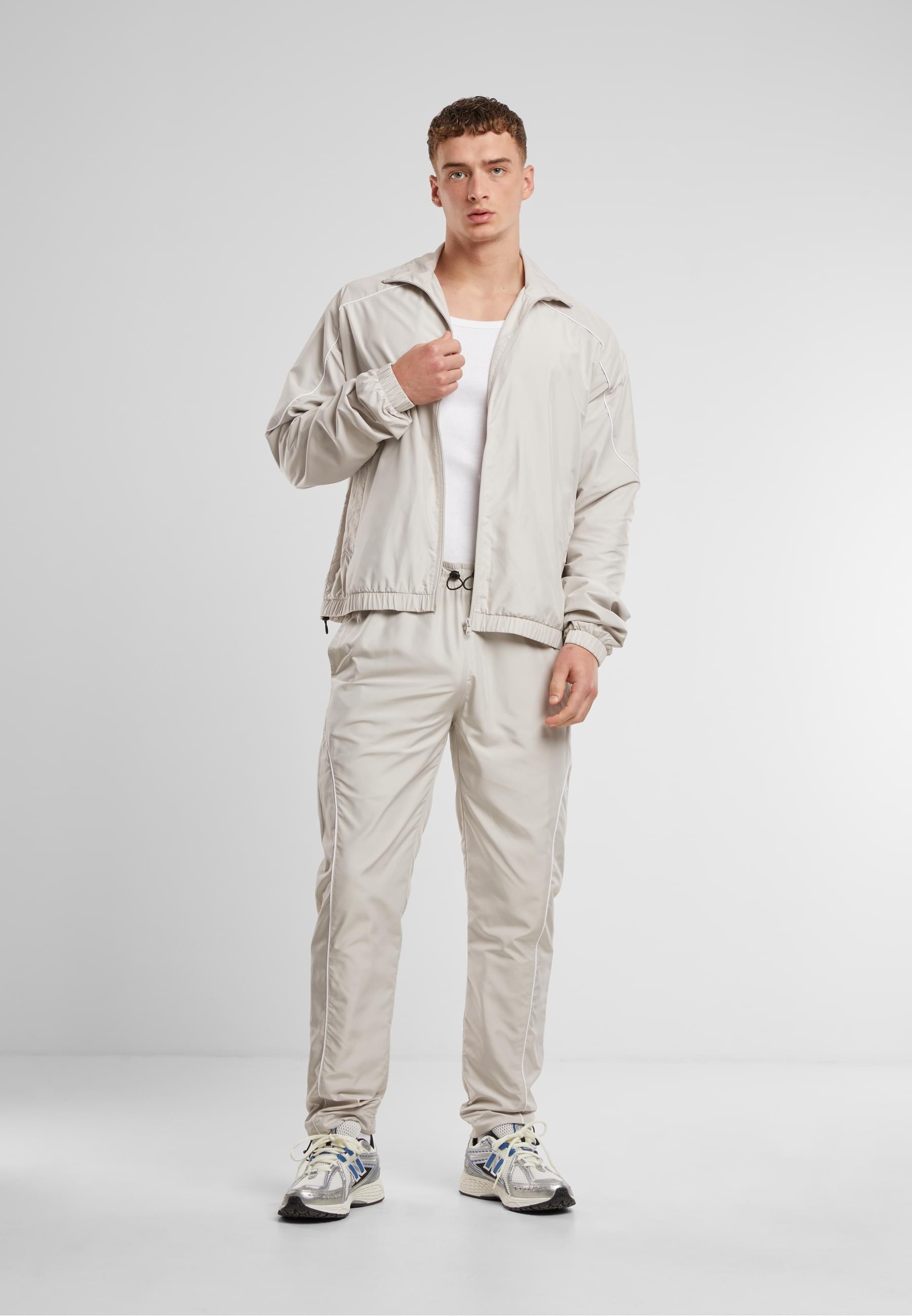 URBAN CLASSICS Jogginghose »Urban Classics Piped Panel Trackpants«, (1 tlg.)