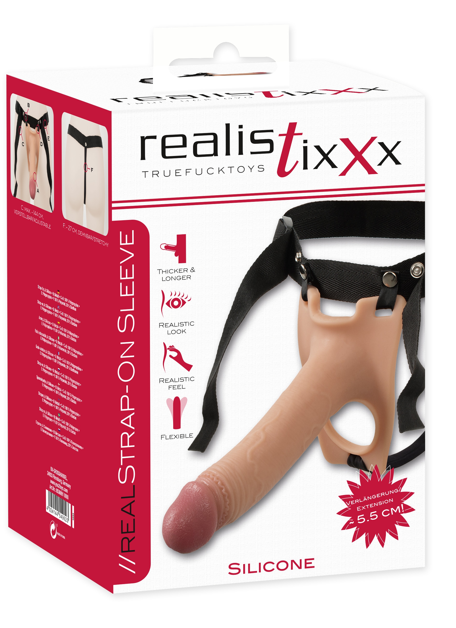 Realistixxx Penishülle »Strap-On Penishülle Strap-on Sleeve«