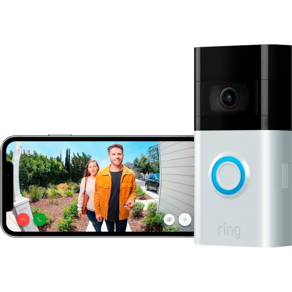 Ring Überwachungskamera »Video Doorbell 3«, Außenbereich