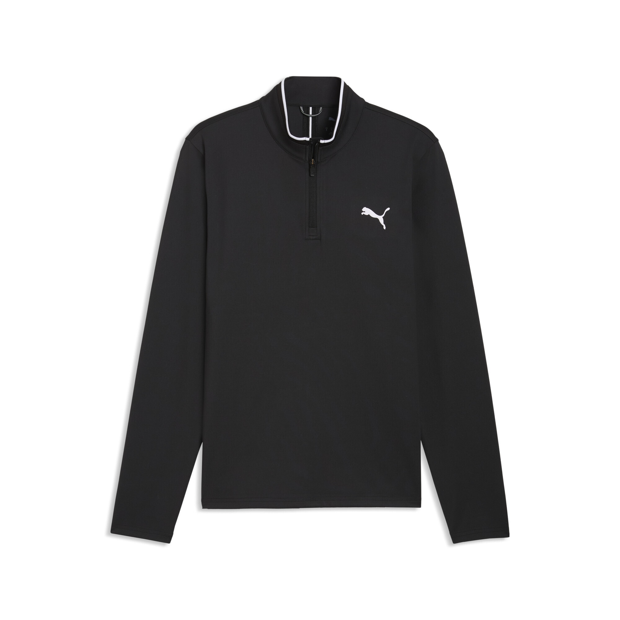 Trainingspullover PUMA "CLOUDSPUN Tech Tour Golfjacke Herren", Herren, Gr. S, schwarz, Obermaterial: 77% Polyester, 23% Elasthan; Einsatz: 100% Polyester, regular fit, Pullover