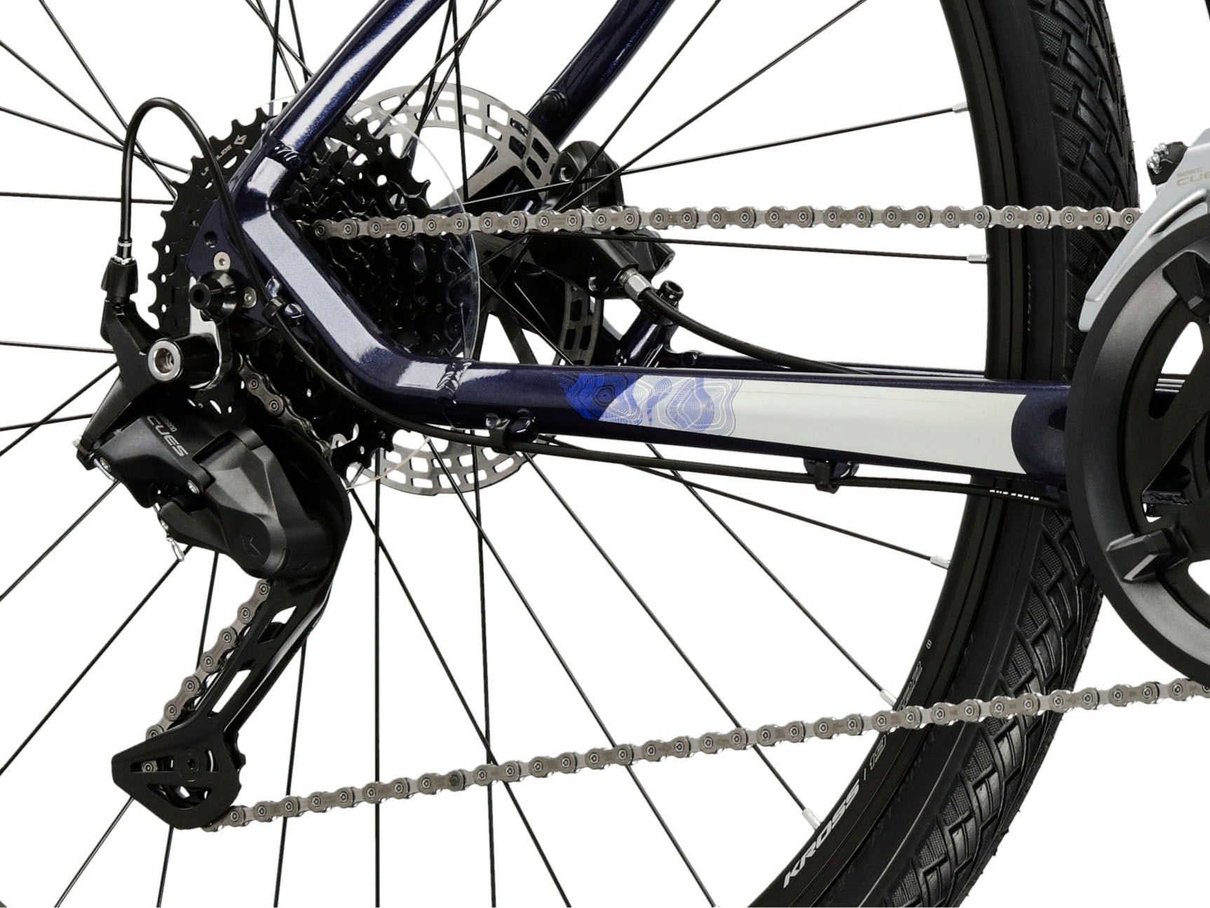 Kross Crossrad »Evado 5.0«, 18 Gang, Shimano, CUES U3020 Schaltwerk, Kettenschaltung